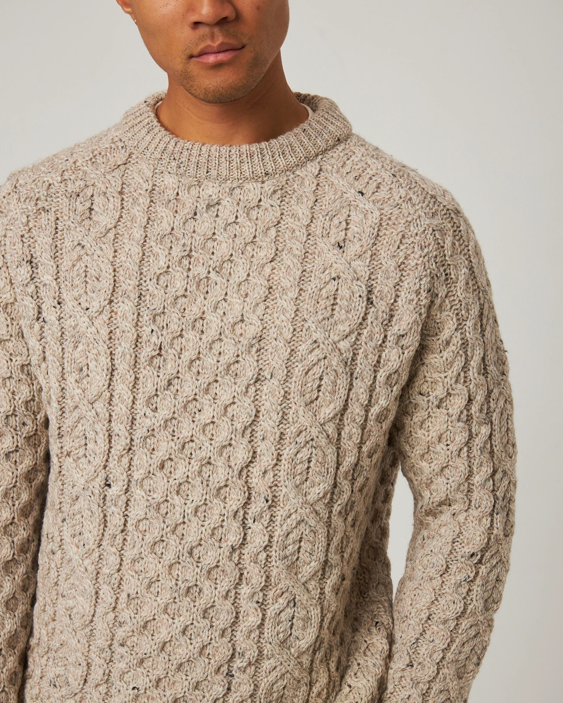 Peregrine - Hudson Aran Jumper in Skiddaw - Image 5