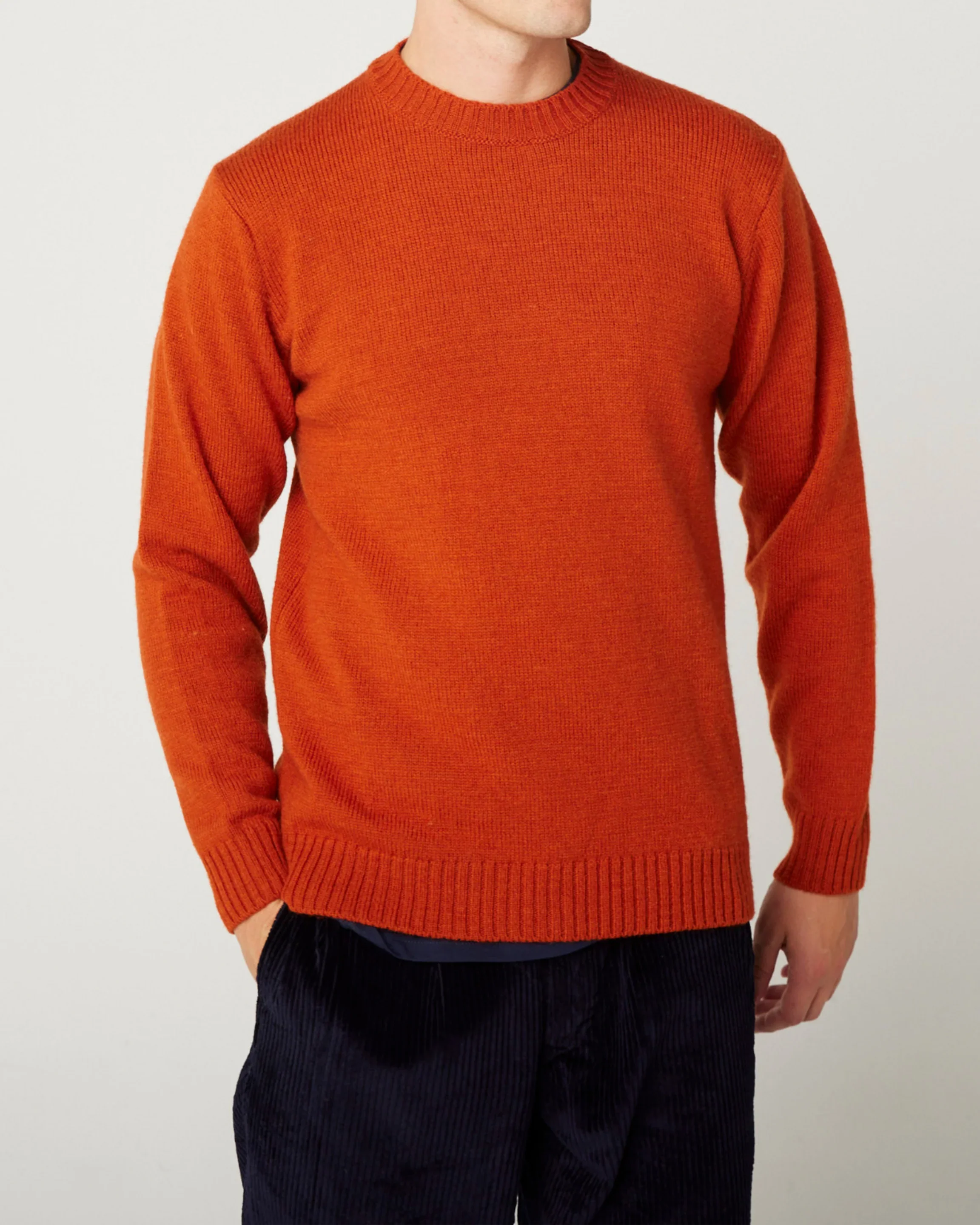 Peregrine - Makers Crew Jumper in Orange - Image 2