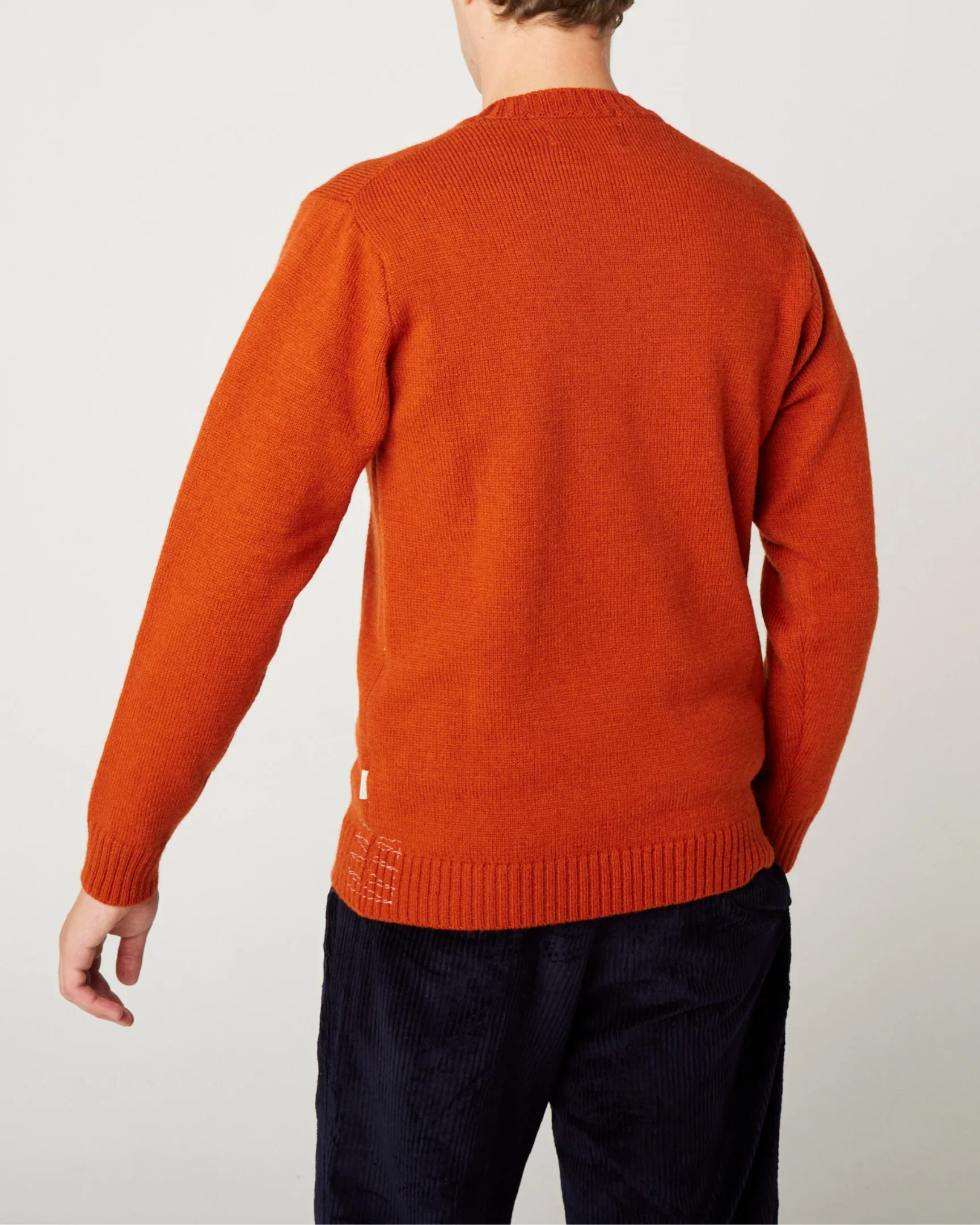 Peregrine - Makers Crew Jumper in Orange - Image 3