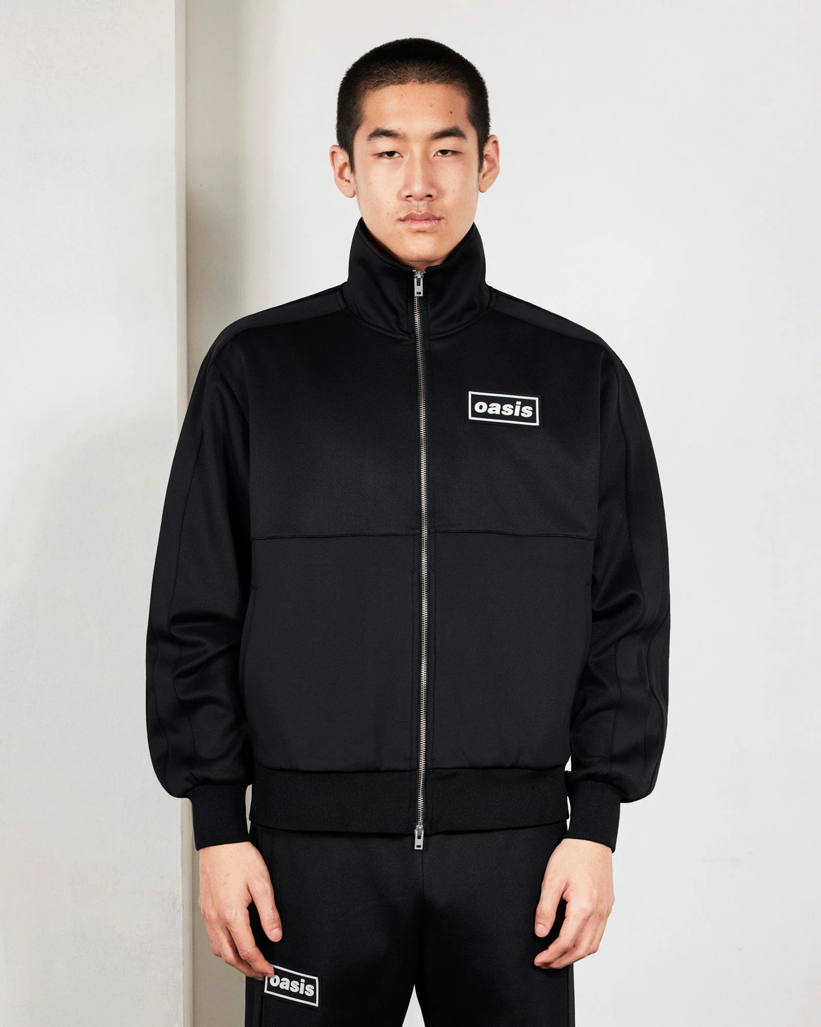 Pleasures x Oasis - Forever Track Jacket in Black - Image 3