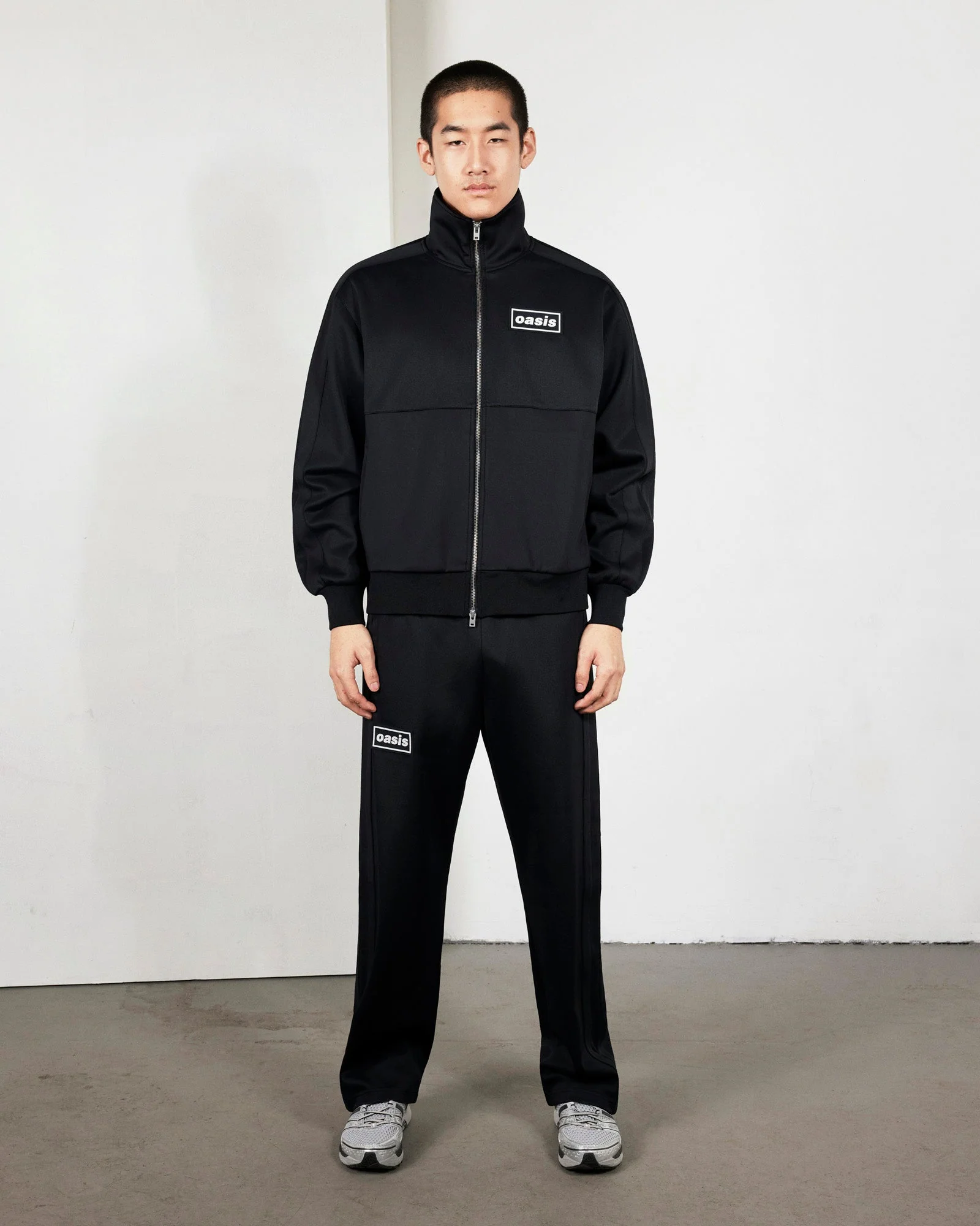 Pleasures x Oasis - Forever Track Jacket in Black - Image 5