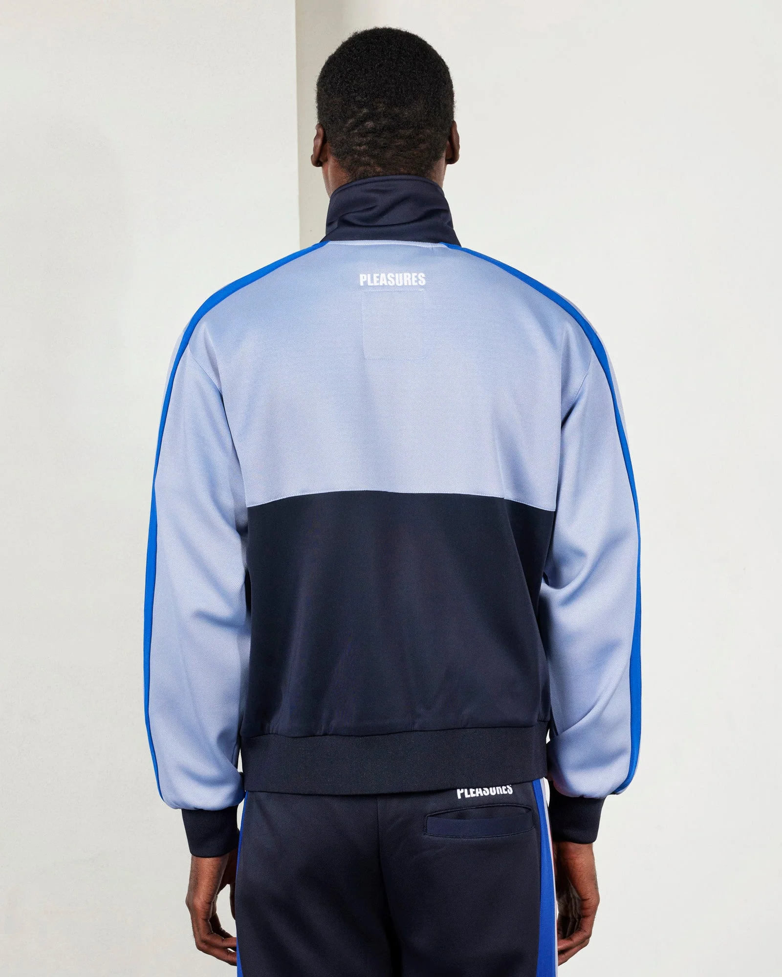 Pleasures x Oasis - Forever Track Jacket in Powder Blue - Image 4