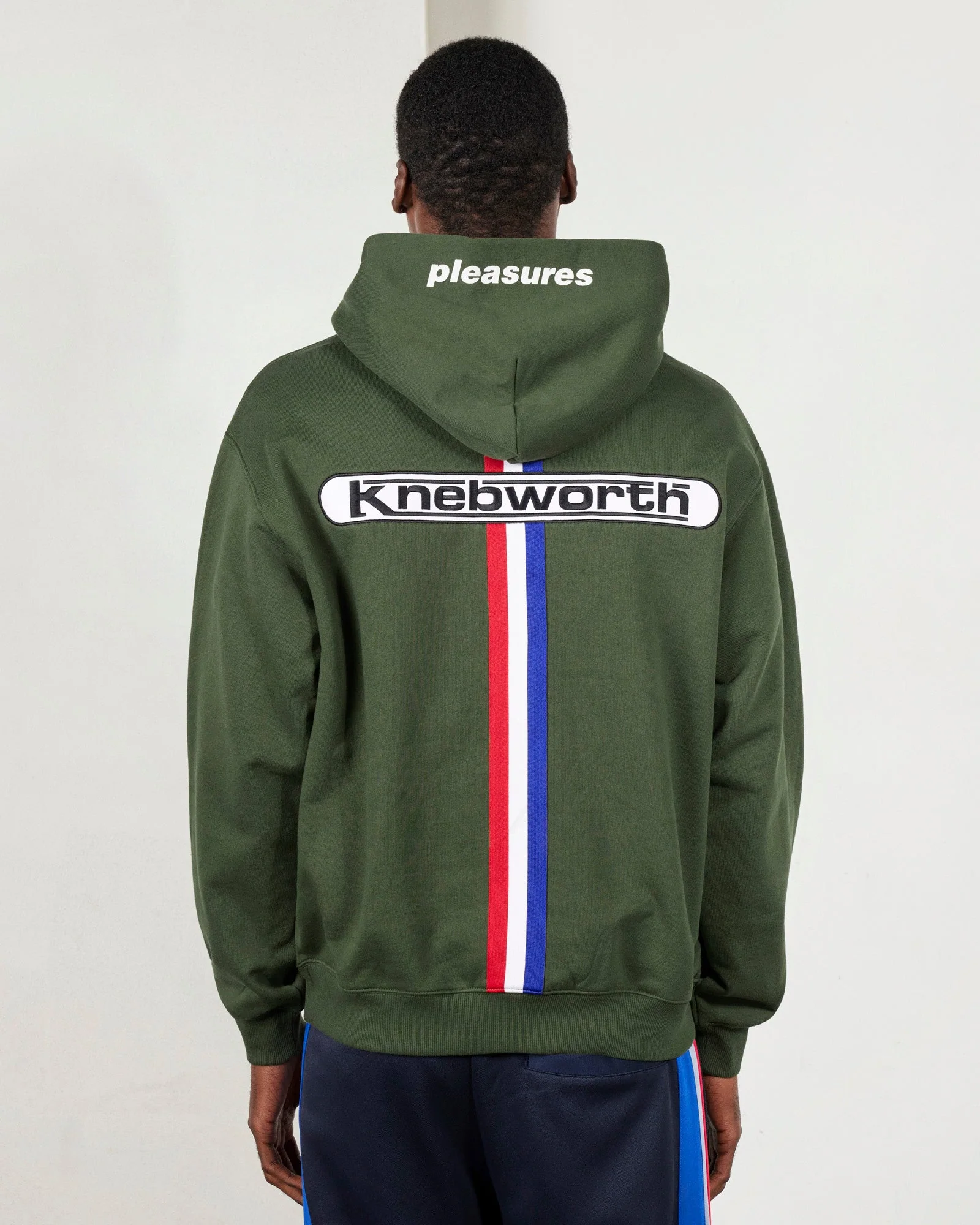 Pleasures x Oasis - Knebworth Hoodie in Olive - Image 5