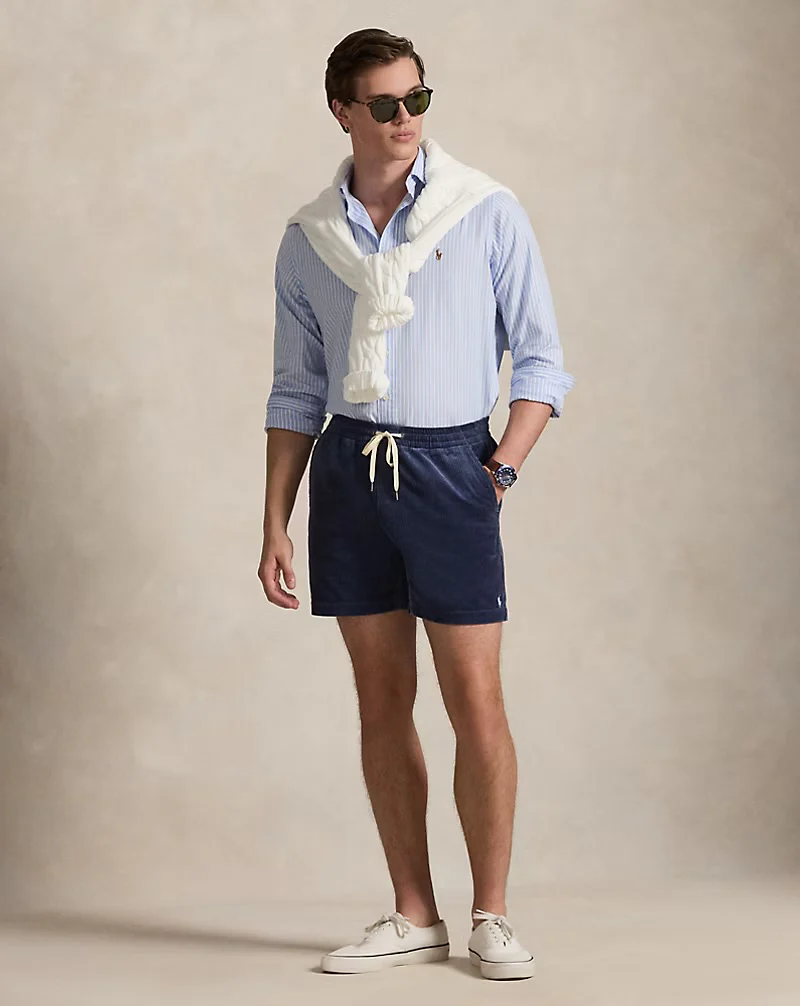 Polo Ralph Lauren - 6 Inch Polo Prepster Corduroy Short in Boston Navy - Image 4