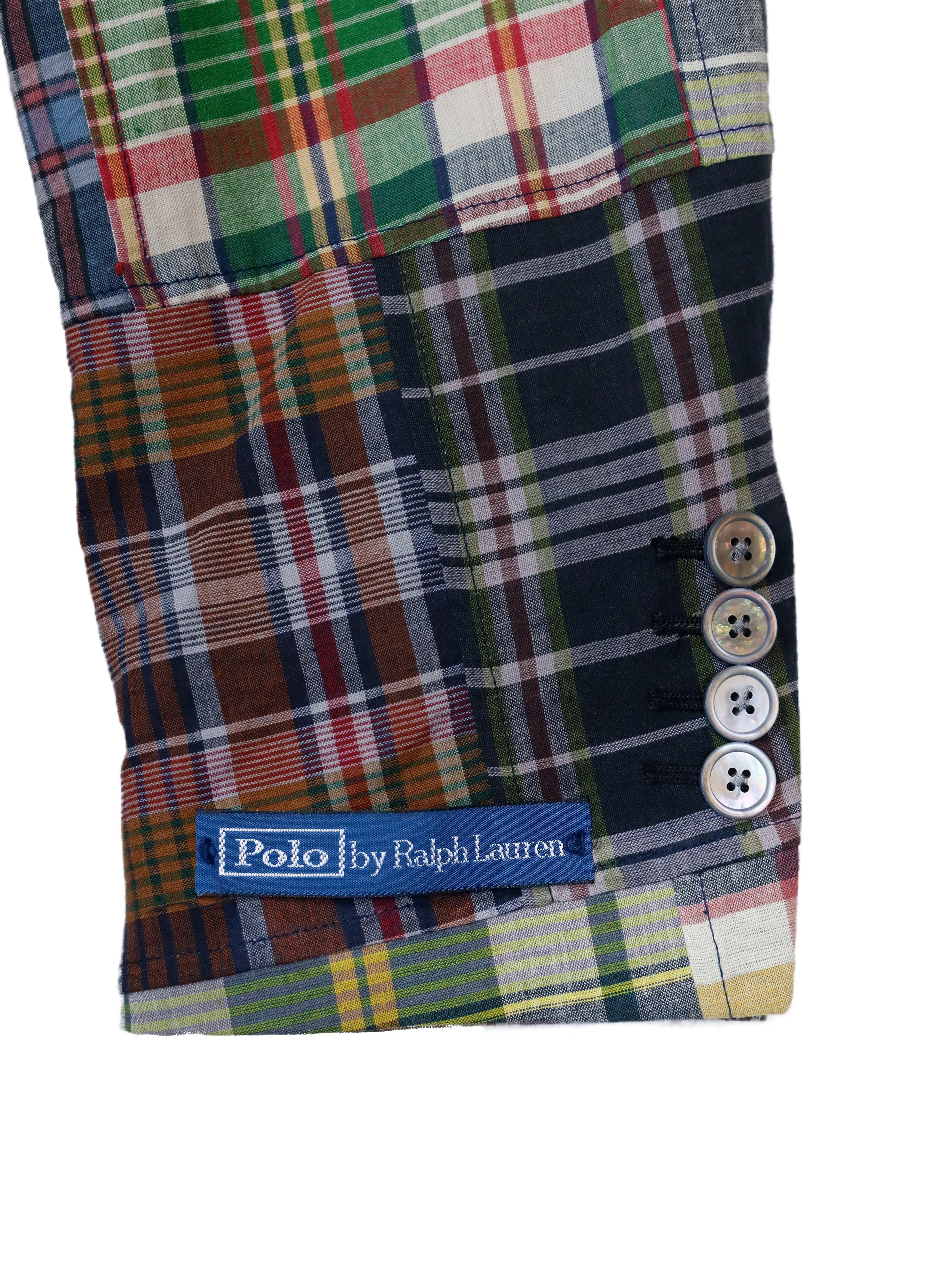 Polo Ralph Lauren - Bleeding Madras Patchwork ‘Polo Soft’ Jacket - Image 4