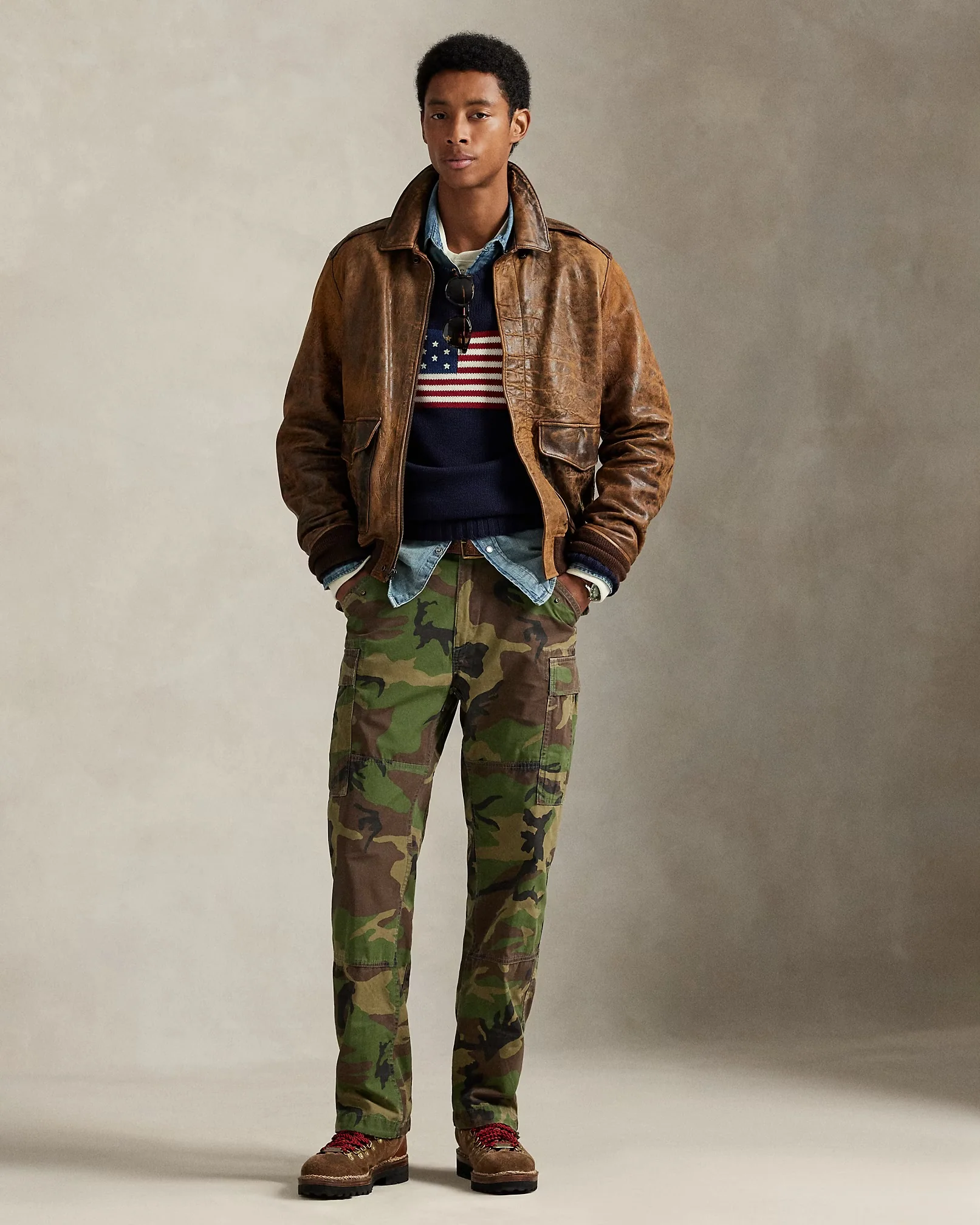 Polo Ralph Lauren - Classic Fit Cargo Pant in Camo Canvas - Image 4
