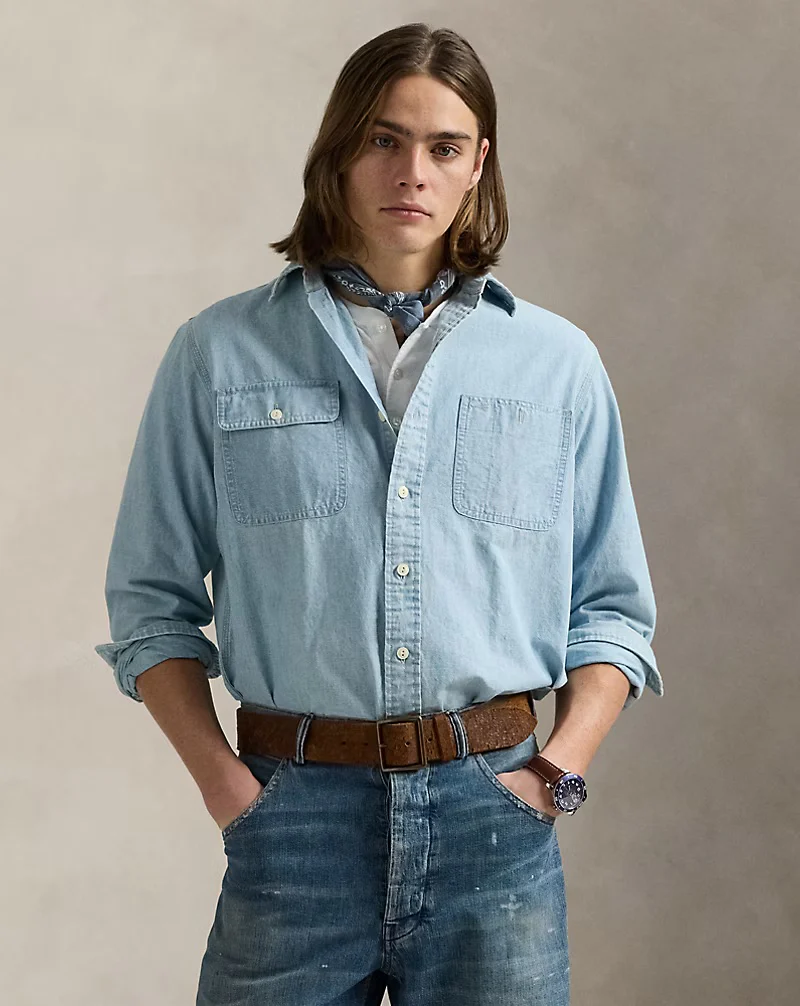 Polo Ralph Lauren - Classic Fit Chambray Workshirt - Image 2