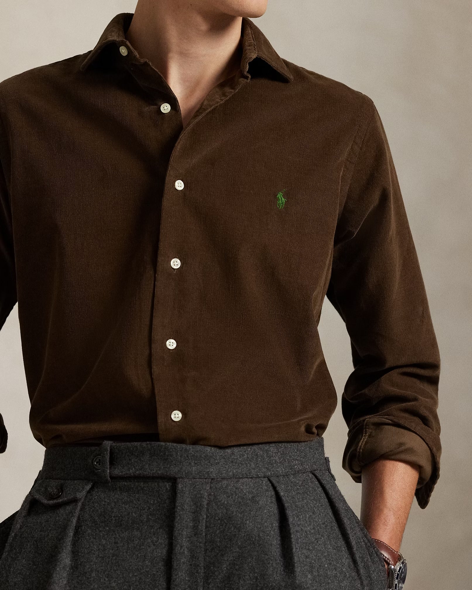 Polo Ralph Lauren - Classic Fit Corduroy Shirt - Image 4