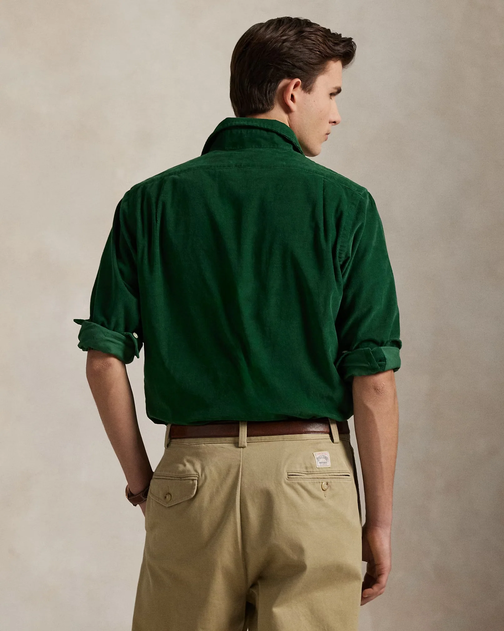 Polo Ralph Lauren - Classic Fit Corduroy Shirt in New Forest - Image 3