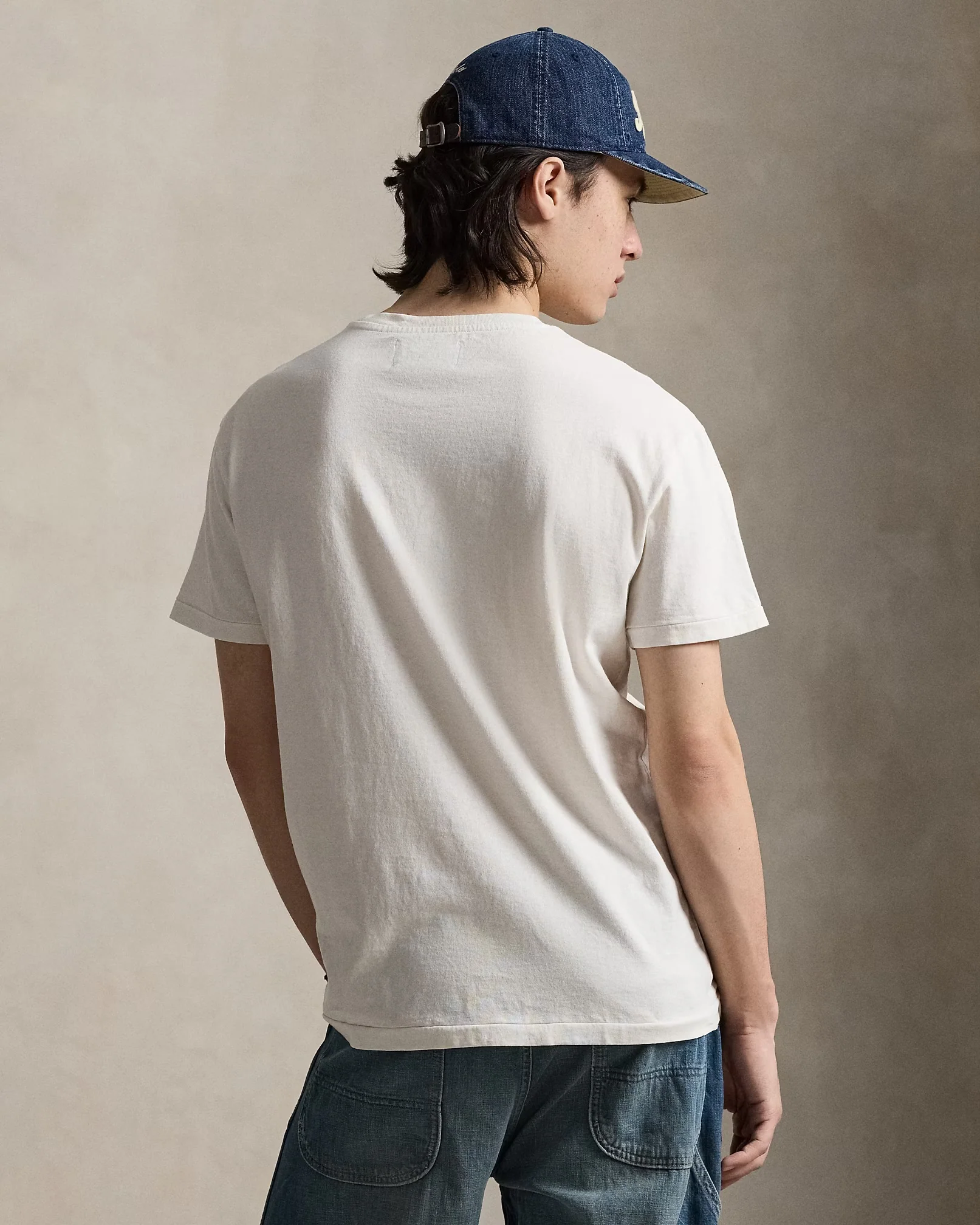 Polo Ralph Lauren - Classic Fit Jersey Graphic T-Shirt in Nevis White - Image 3