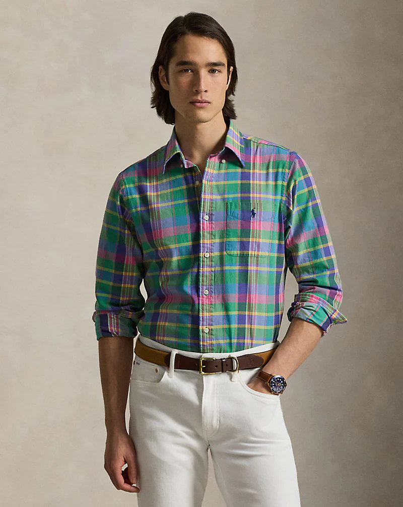 Polo Ralph Lauren - Classic Fit Plaid Chino Shirt - Image 2