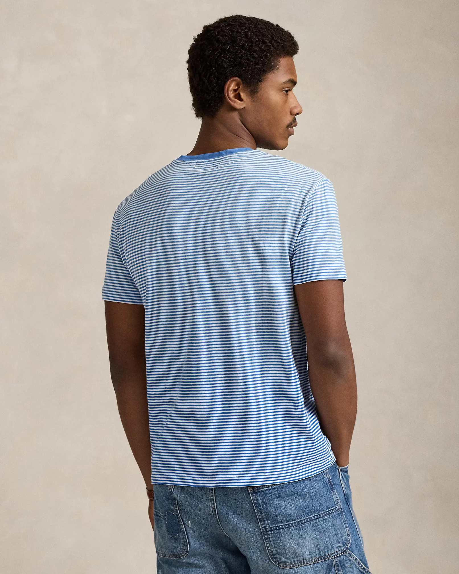 Polo Ralph Lauren - Classic Fit Striped Jersey T-Shirt - Image 3