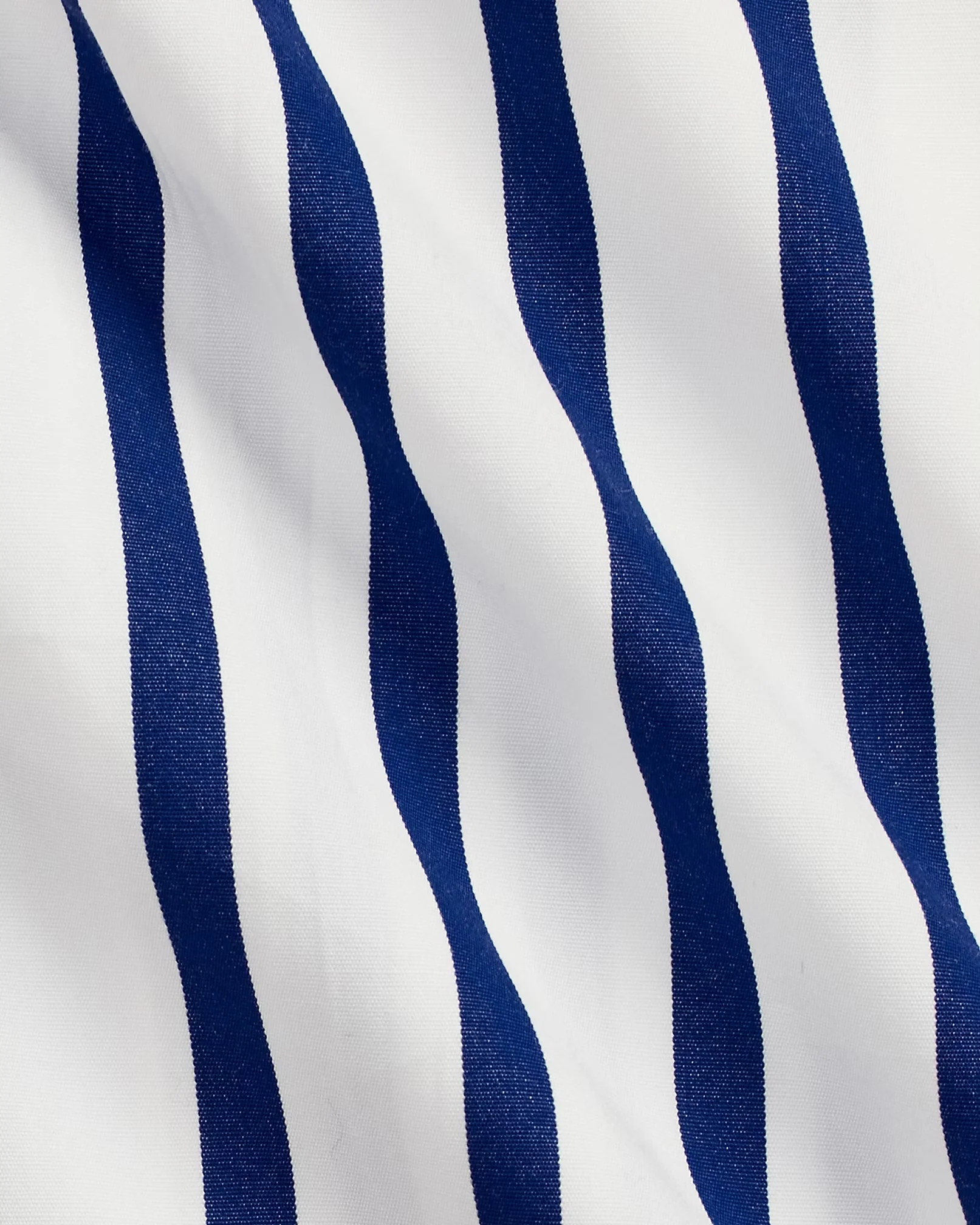 Polo Ralph Lauren - Classic Fit Striped Poplin Shirt in White and Blue - Image 4