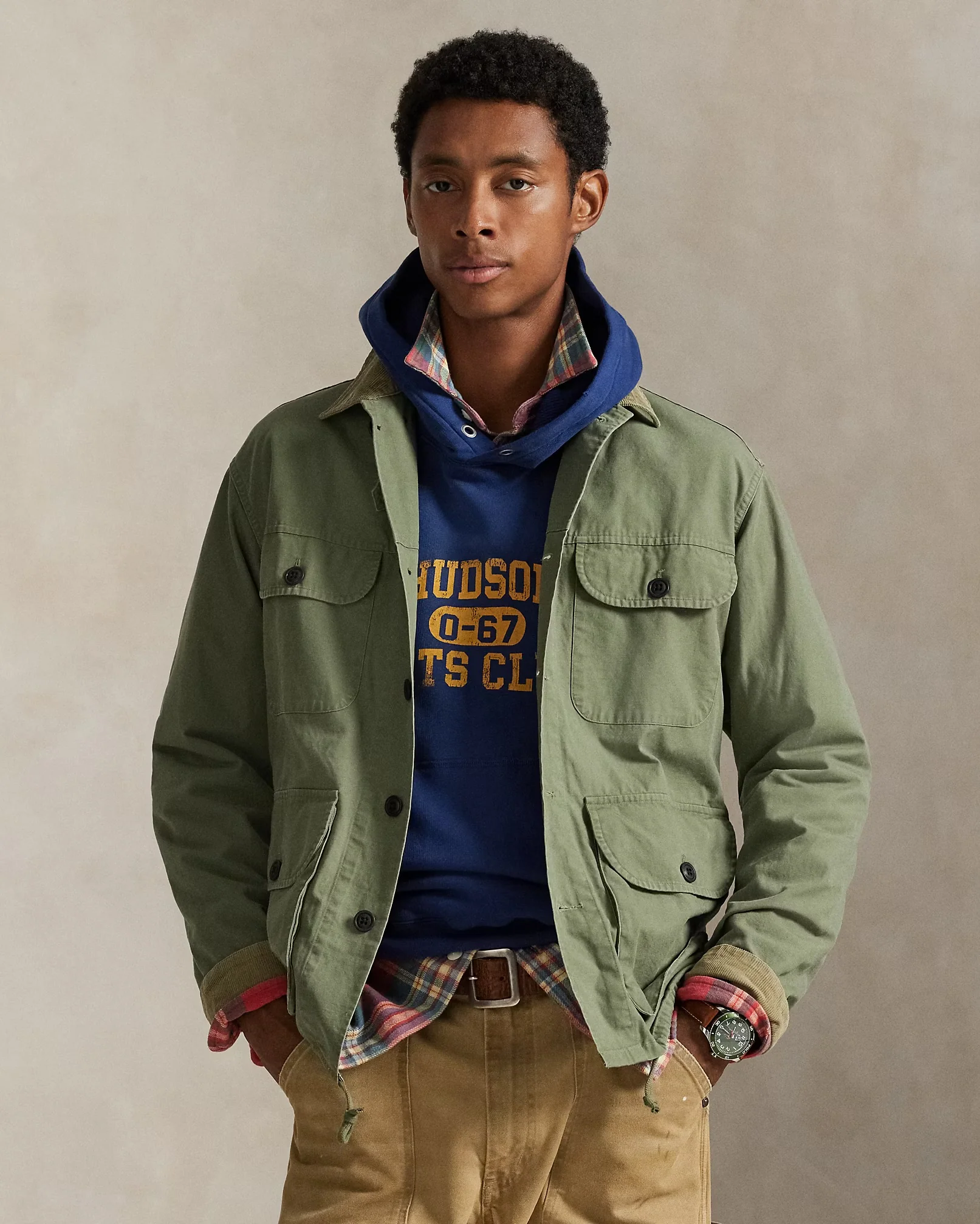 Polo Ralph Lauren - Cotton Canvas Overshirt in Olive - Image 2