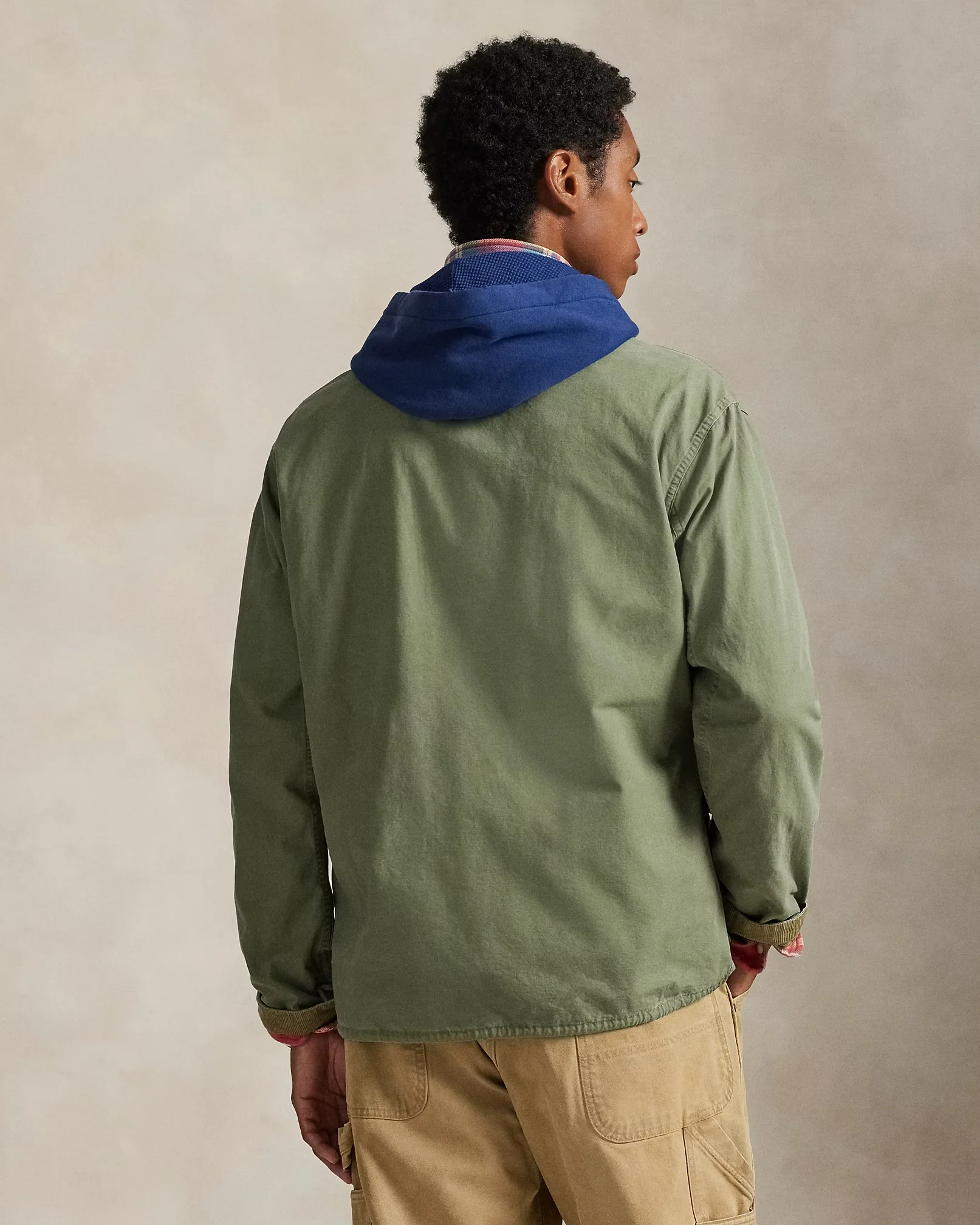 Polo Ralph Lauren - Cotton Canvas Overshirt in Olive - Image 3