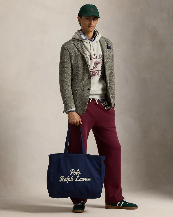 Polo Ralph Lauren - Embroidered Canvas Tote in Navy - Image 6