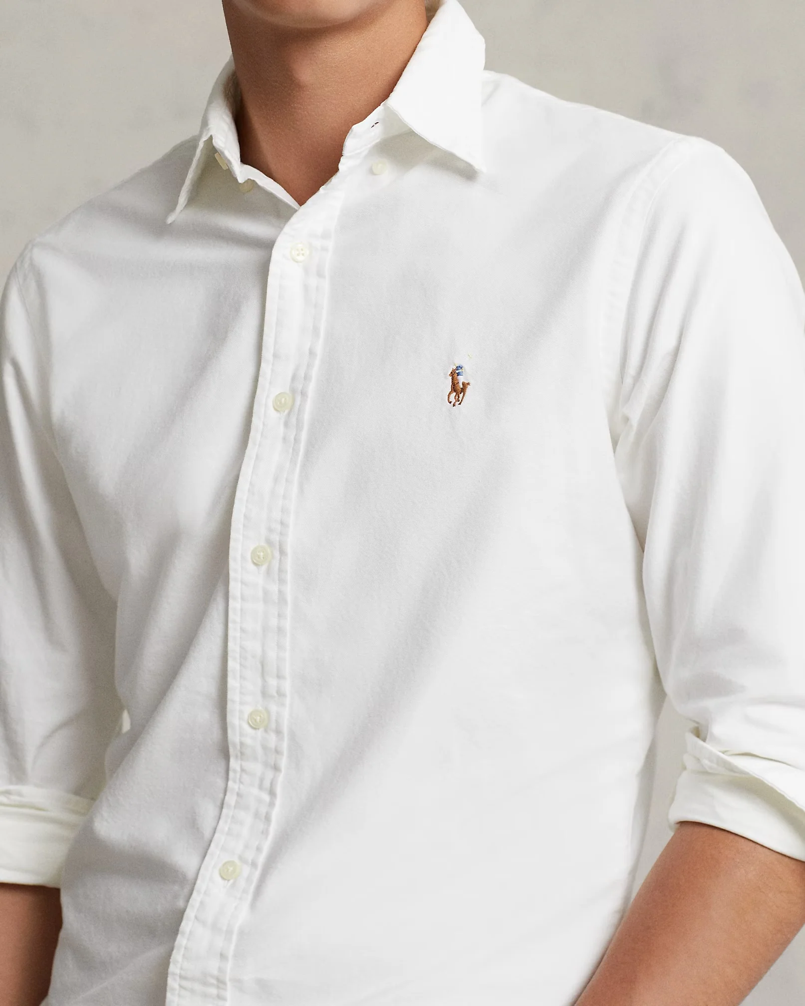Polo Ralph Lauren - Iconic Oxford in White Classic Fit - Image 4
