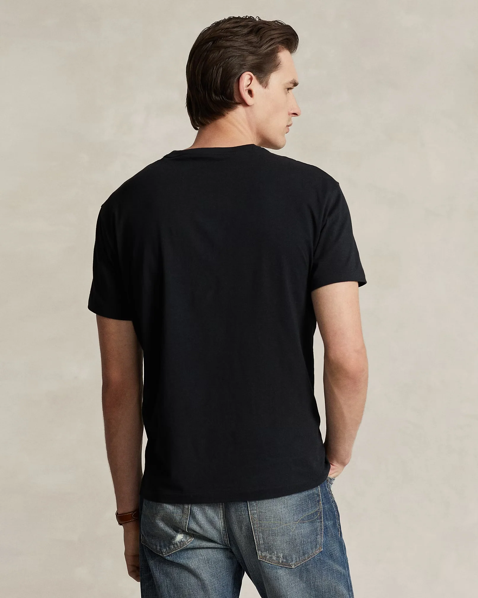 Polo Ralph Lauren - Jersey Pocket T-Shirt Classic Fit in Black - Image 3