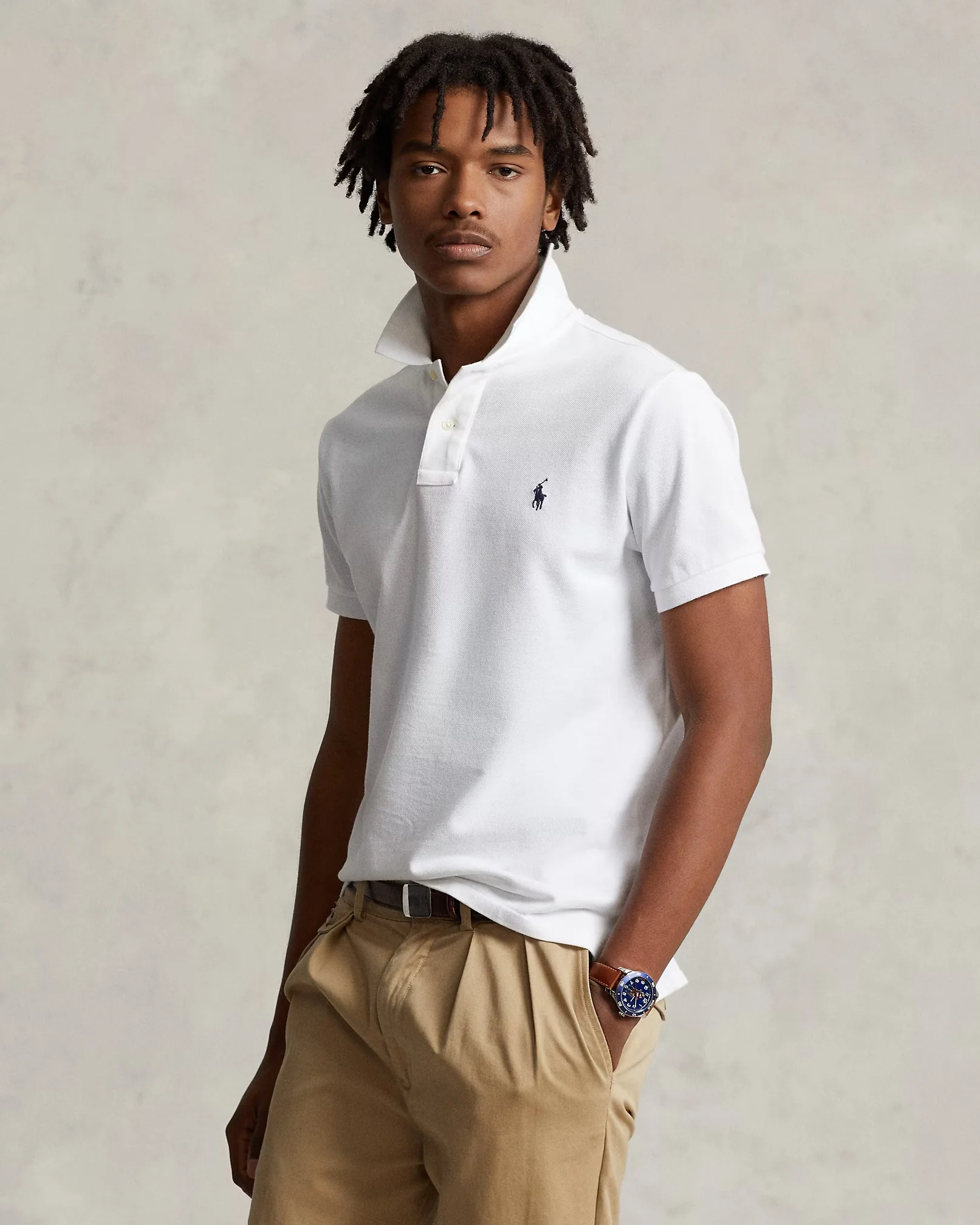 Polo Ralph Lauren- Mesh Polo Shirt Custom Slim Fit - Image 2