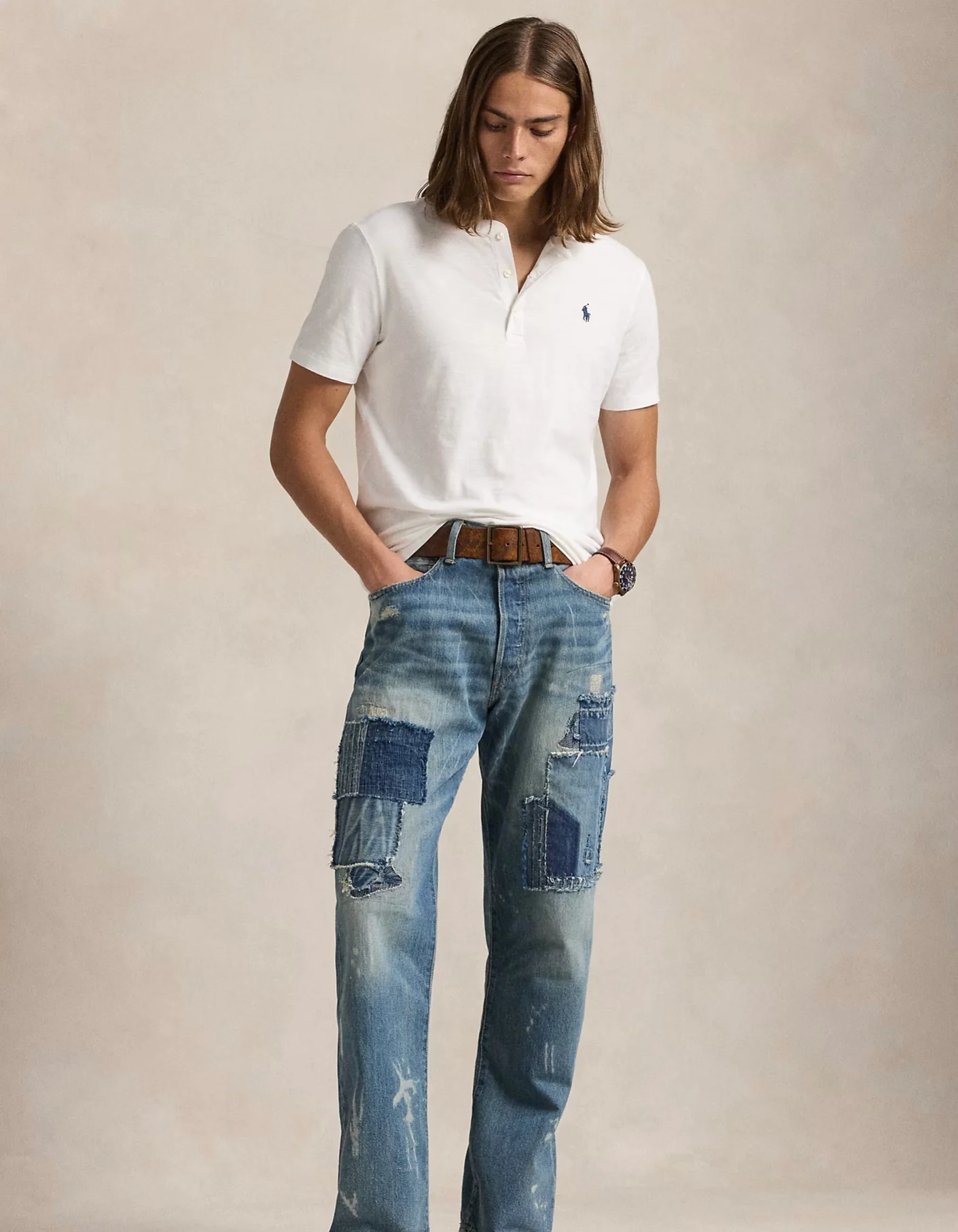Polo Ralph Lauren - Slub Jersey Short-Sleeve Henley Shirt - Image 3