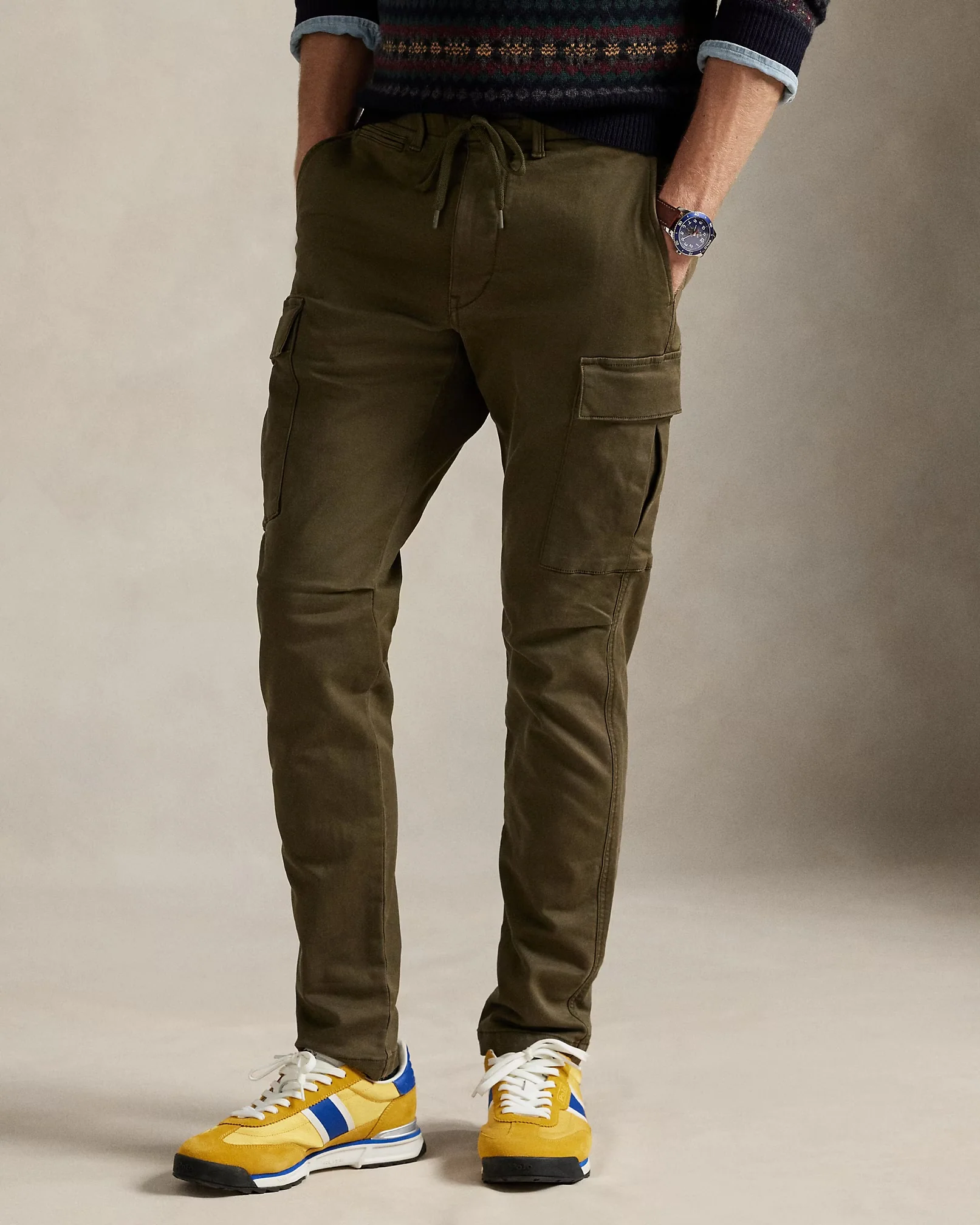 Polo Ralph Lauren - Stretch Slim Fit Knitlike Cargo Pant - Image 2