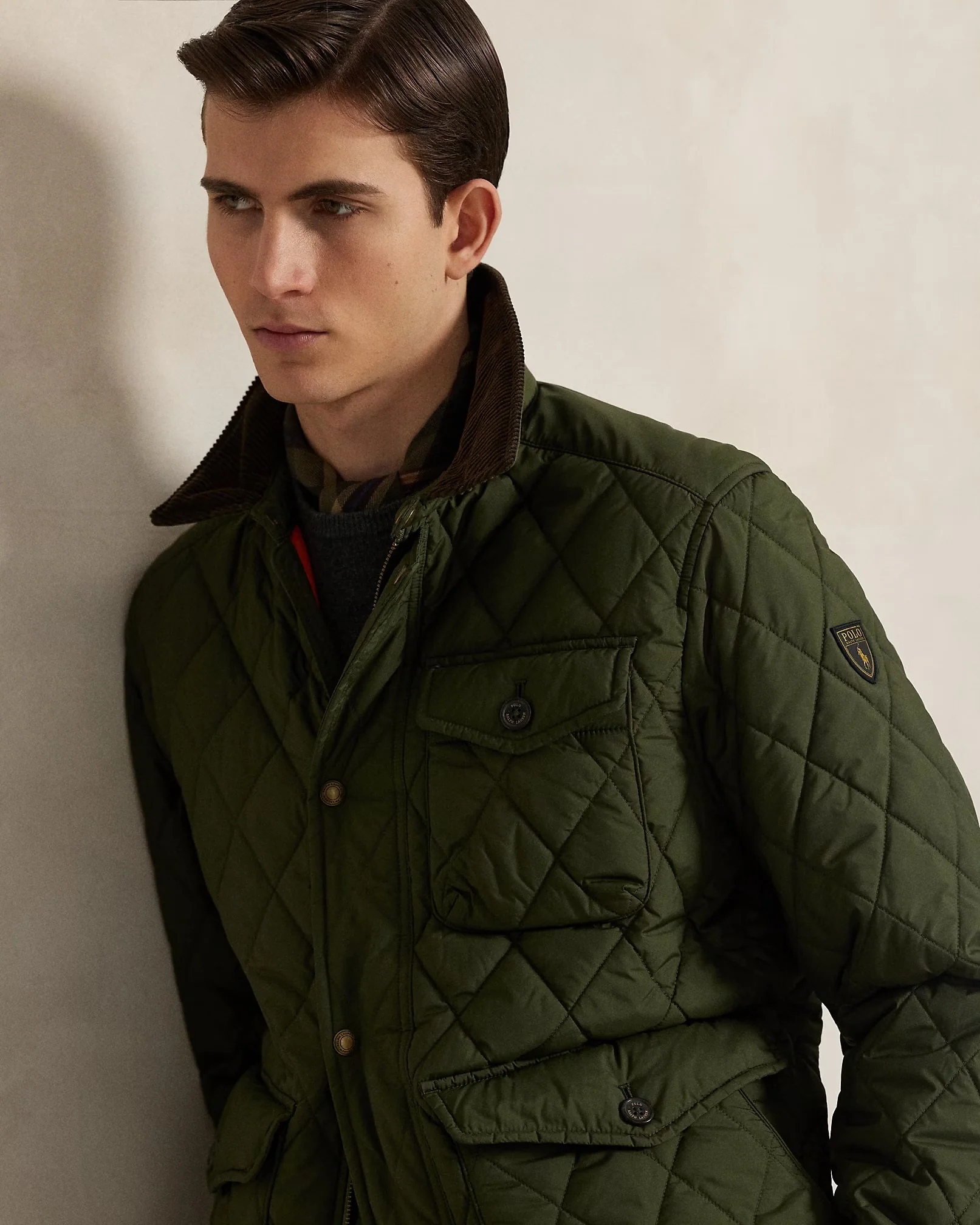 Polo Ralph Lauren - The Beaton Quilted Jacket in Company Olive - Image 4