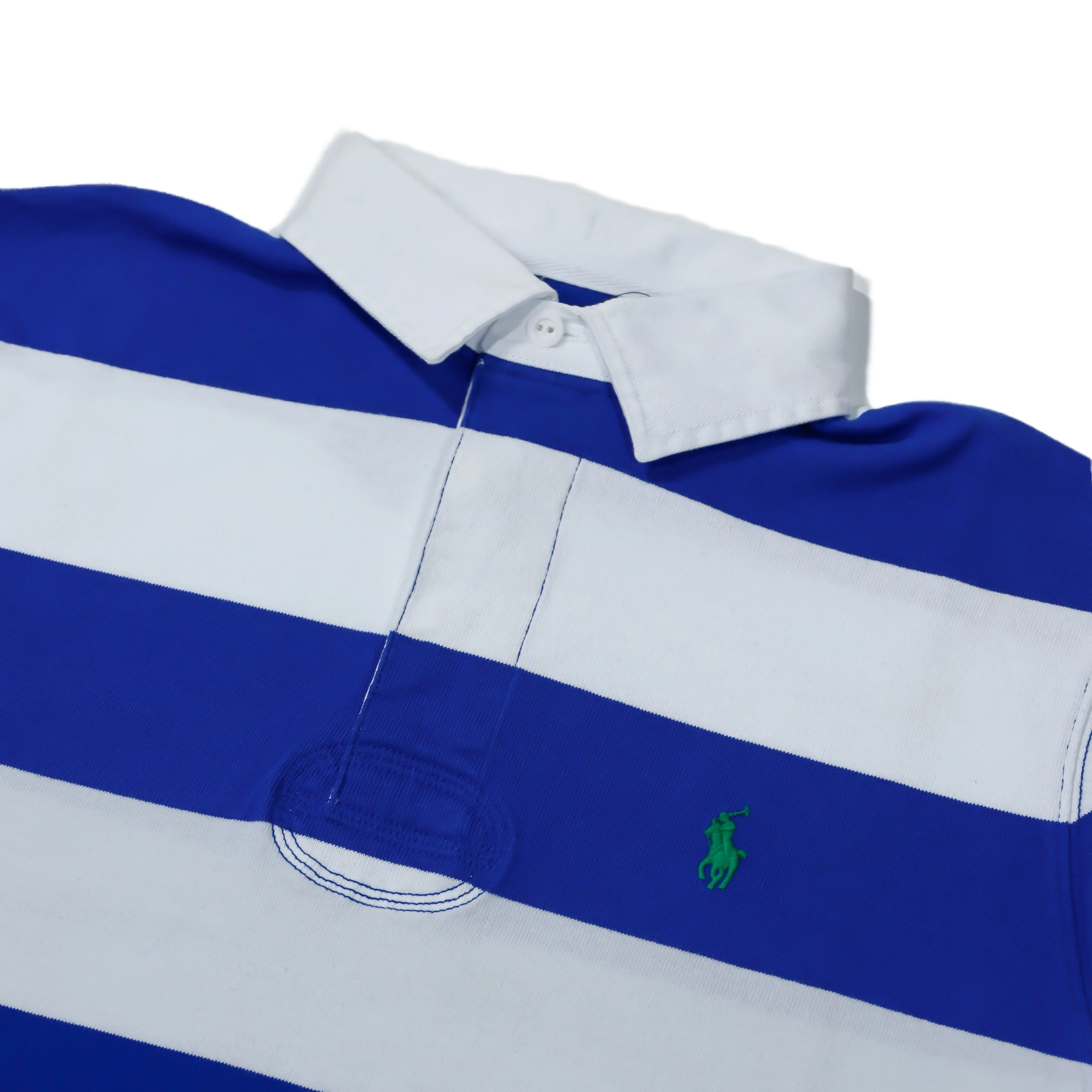 Polo Ralph Lauren - The Iconic Rugby Shirt in Blue and White - Image 3