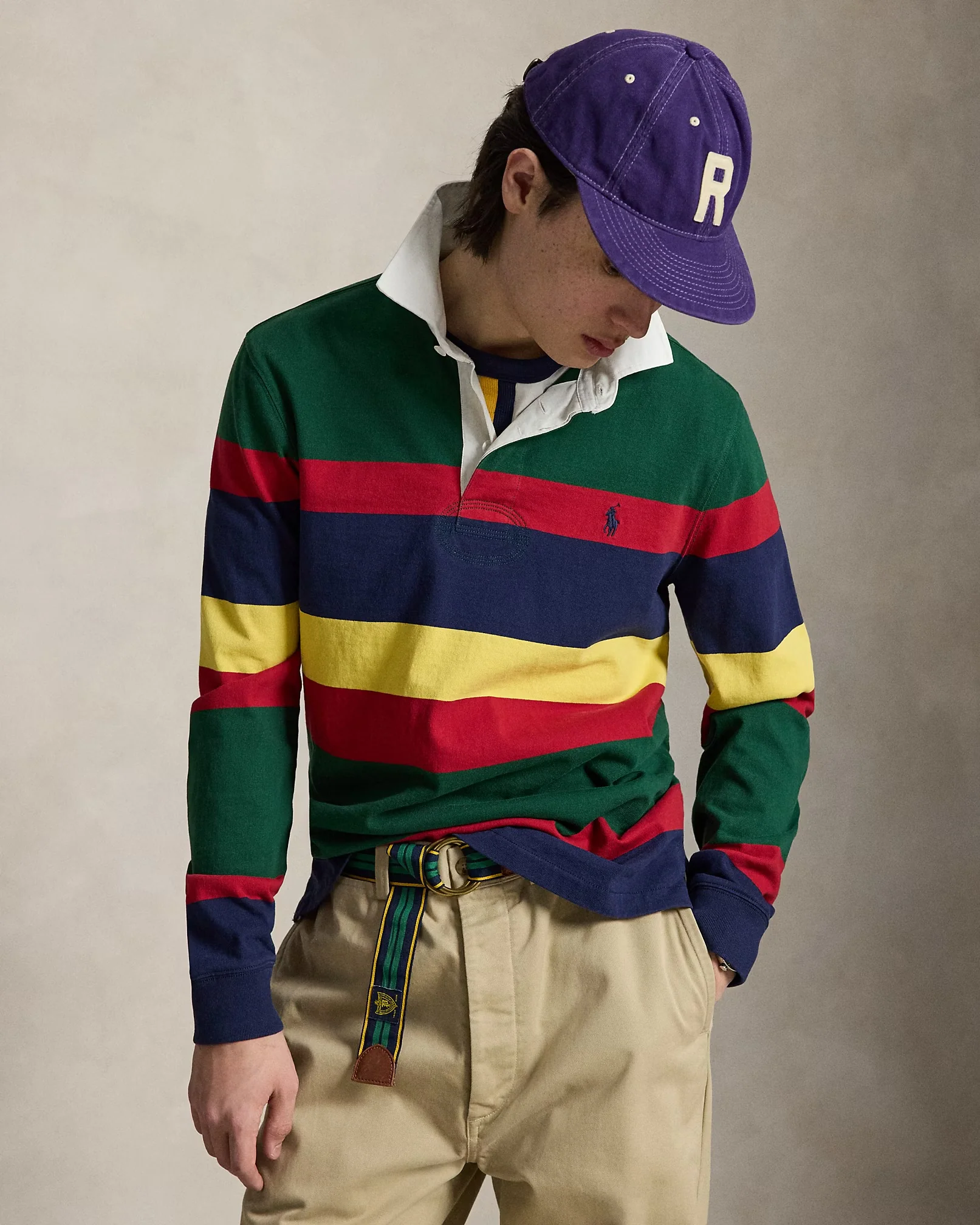 Polo Ralph Lauren - The Iconic Rugby Shirt in New Forest Multi - Image 2