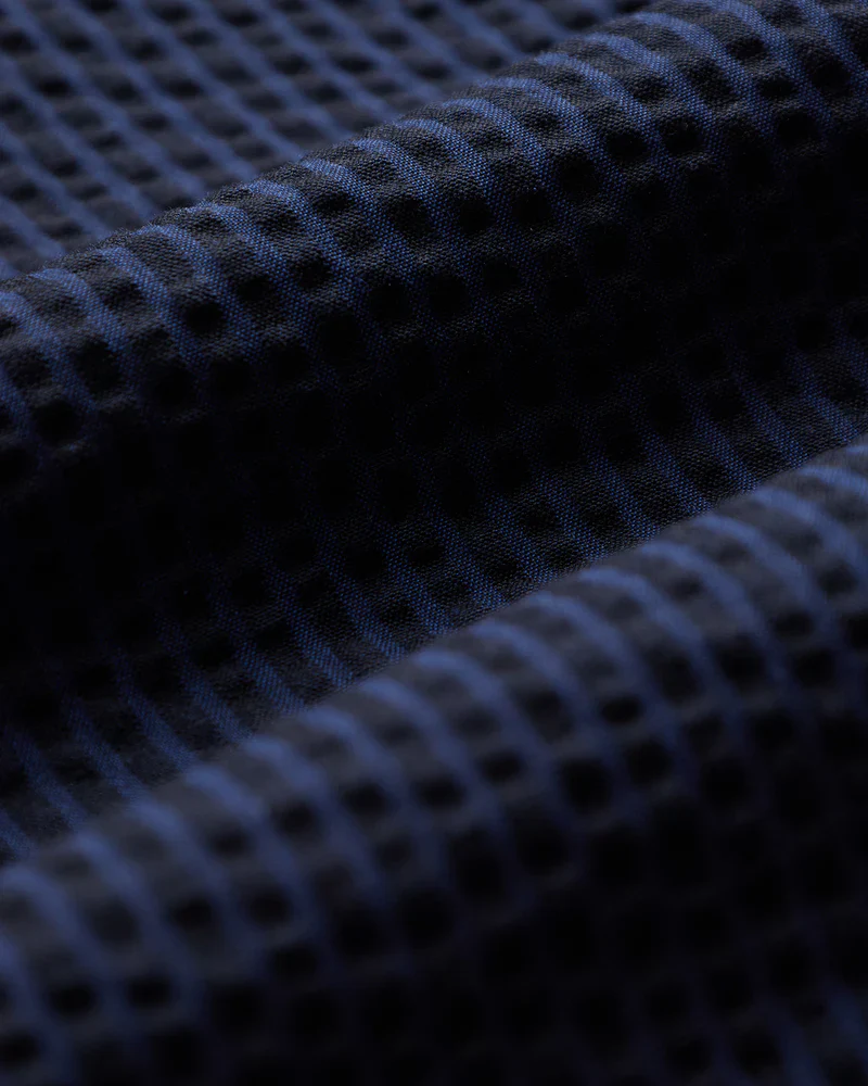 Portuguese Flannel - Atlantico Trouser in Navy Seersucker - Image 5