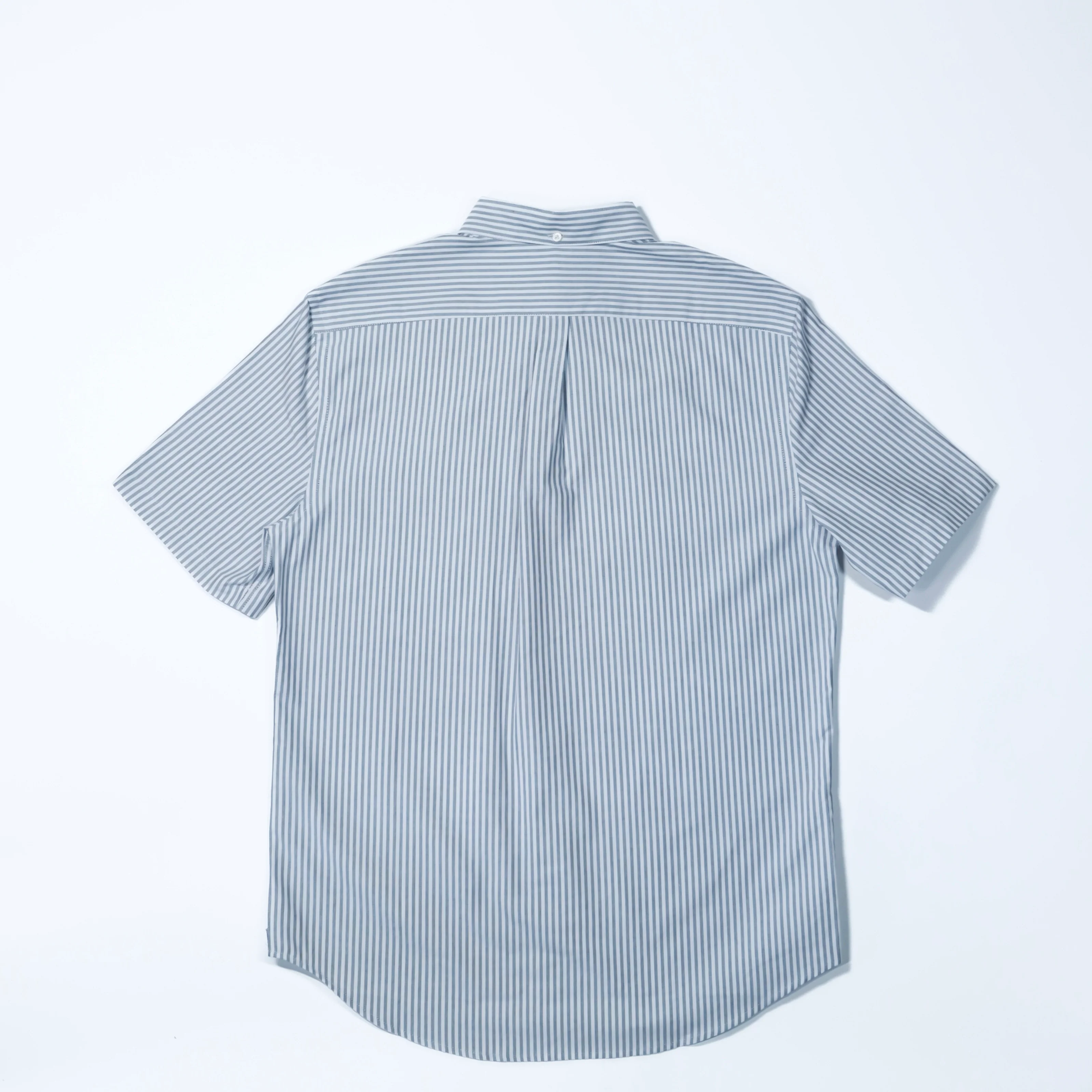 Portuguese Flannel - Belavista Stripe S/S in Black and White Oxford Cloth - Image 2