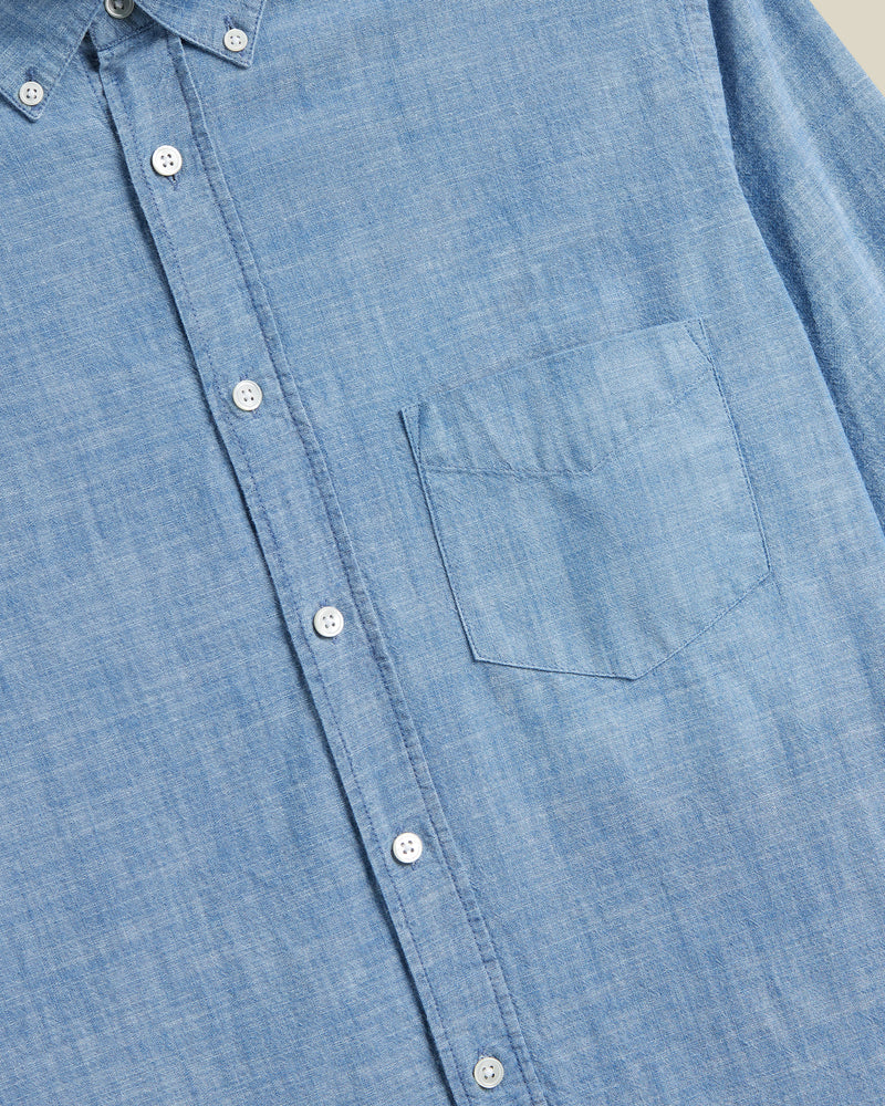 Portuguese Flannel - Chambray Long-Sleeve Button-Down - Image 3