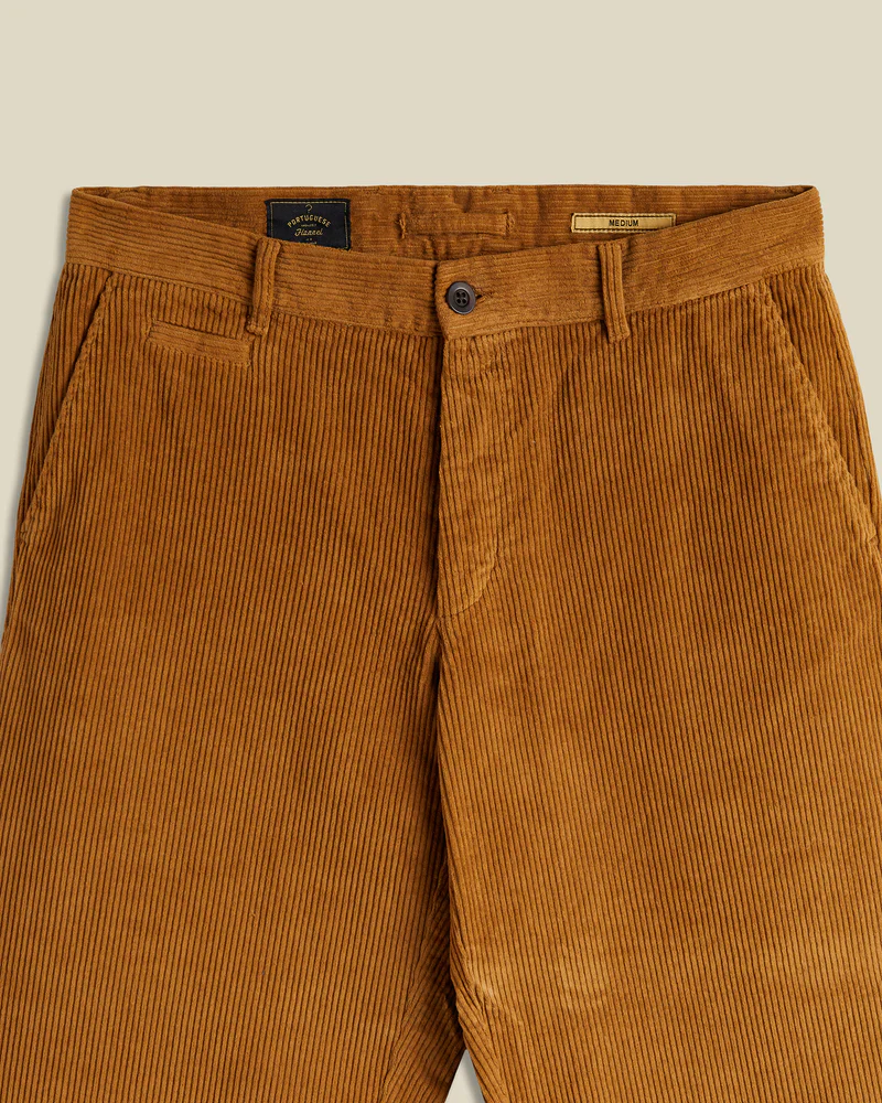 Portuguese Flannel - Corduroy Trousers in Autumn Shades - Image 2