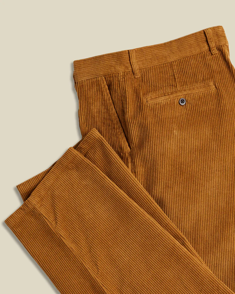Portuguese Flannel - Corduroy Trousers in Autumn Shades - Image 4