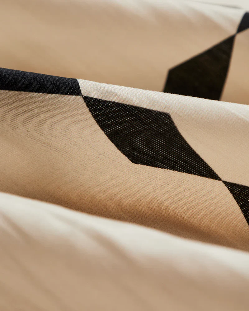 Portuguese Flannel - Diamonds in Black - Image 4
