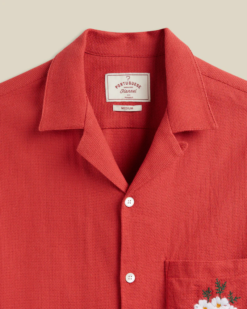Portuguese Flannel - Embroidery Piquet in Clay - Image 2