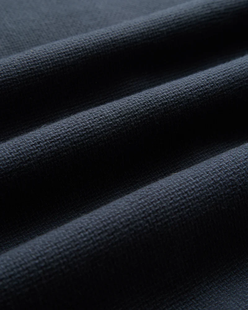 Portuguese Flannel - Embroidery Piquet in Navy - Image 4