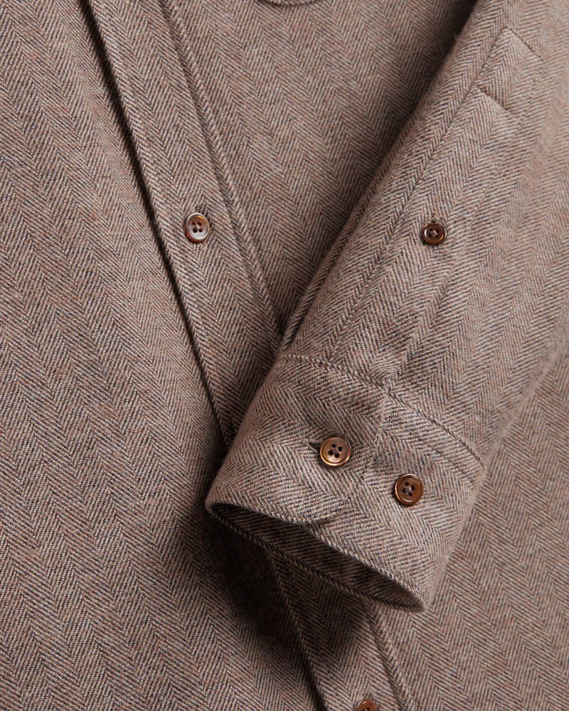 Portuguese Flannel - Espiga in Brown - Image 4