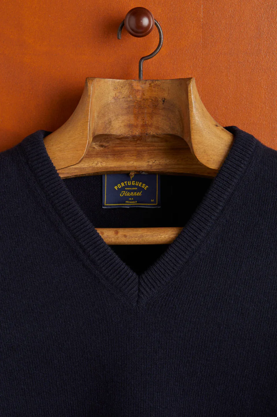 Portuguese Flannel- Extra Fine Merino Wool Sweater Vneck - Image 6