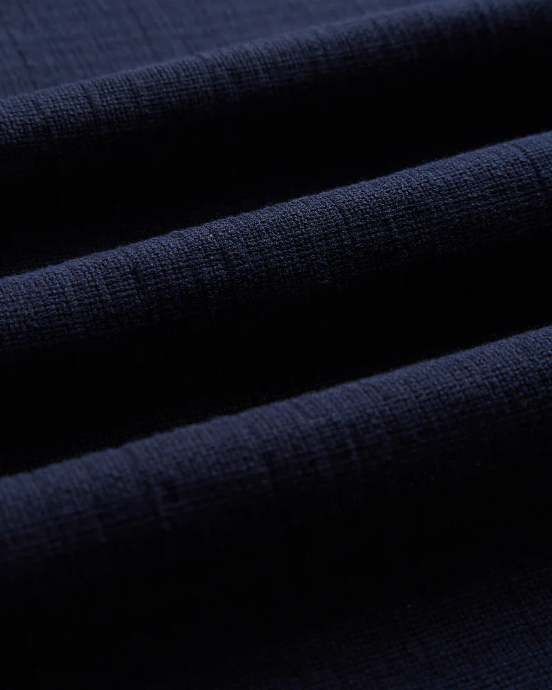 Portuguese Flannel - Grain Camp Collar in Navy Gauze - Image 4