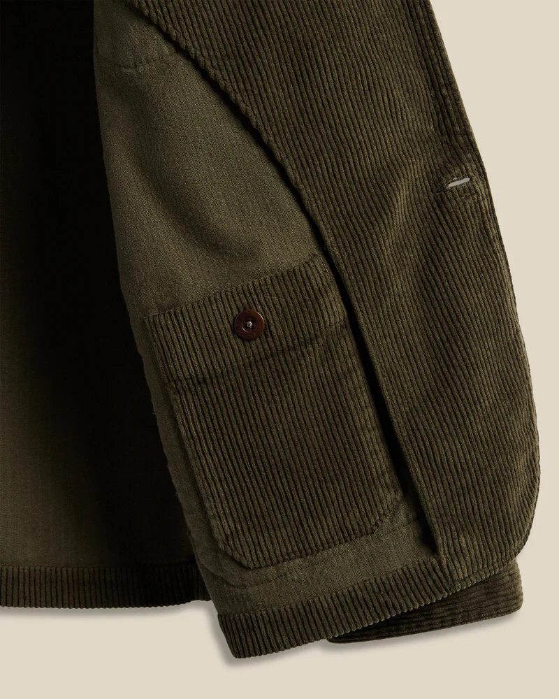 Portuguese Flannel - Labura Corduroy in Olive - Image 4
