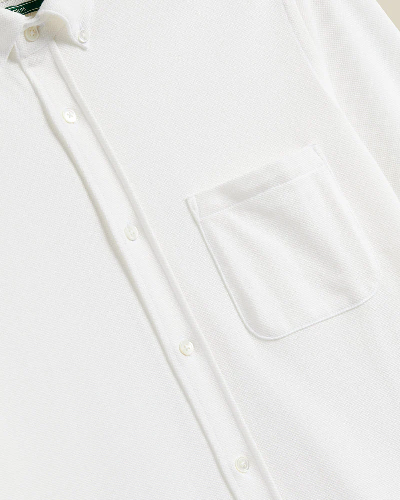 Portuguese Flannel - Polo Shirt in White - Image 3
