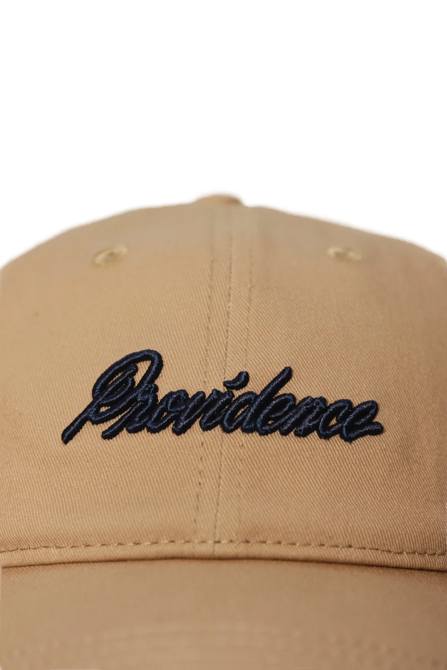 Providence - Embroidered Shop Cap in Khaki - Image 2