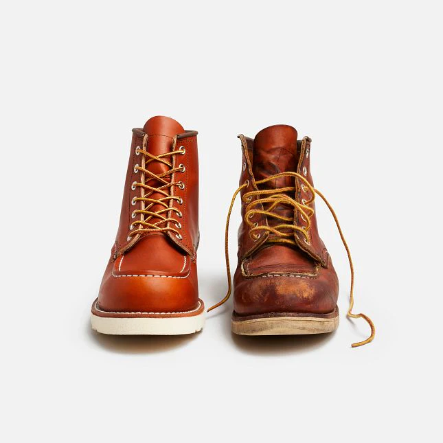 Red Wing - Classic Moc in Amber Oro Legacy 875 - Image 5