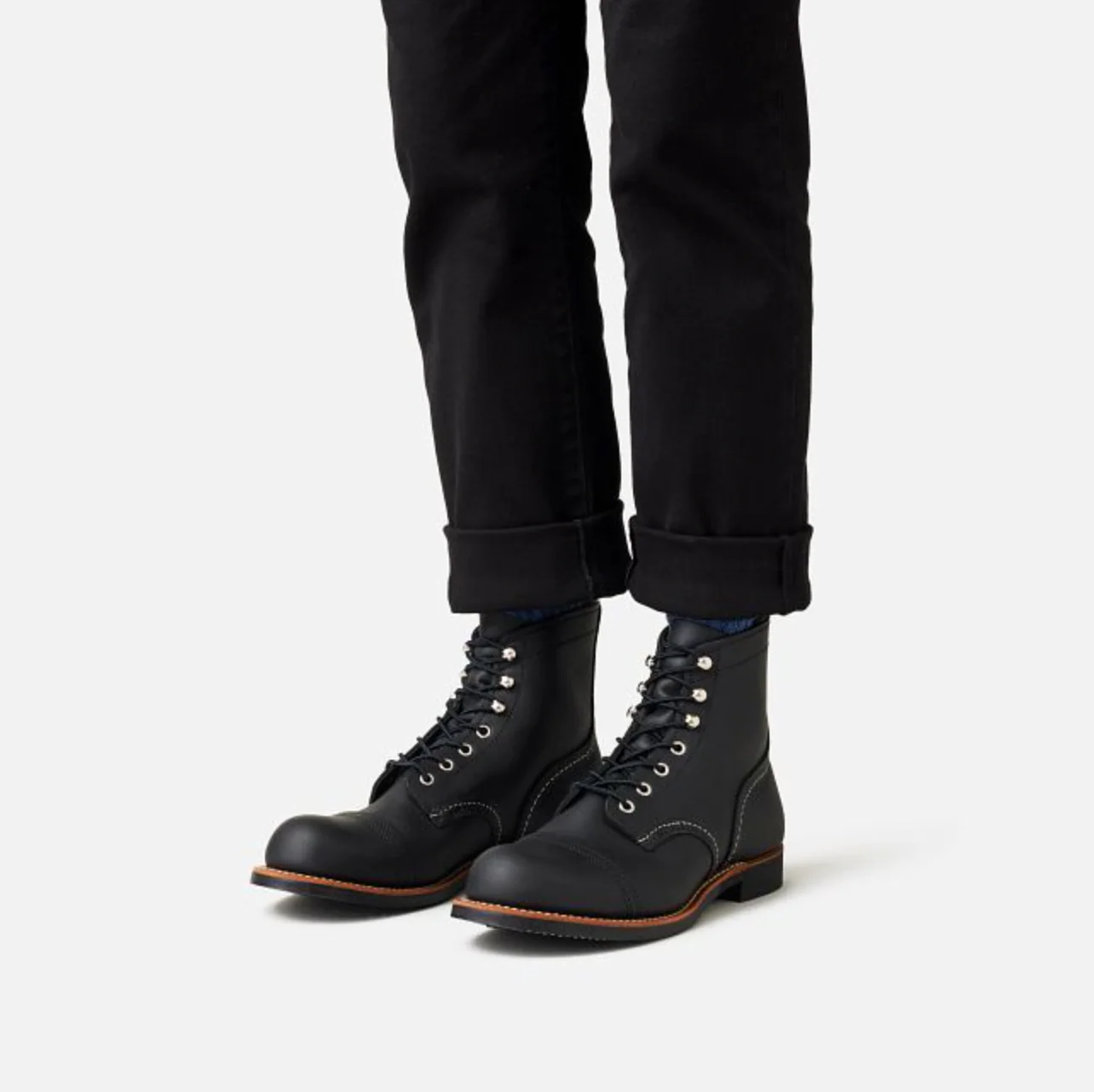 Red Wing- Iron Ranger Black Harness Leather 8084 - Image 5