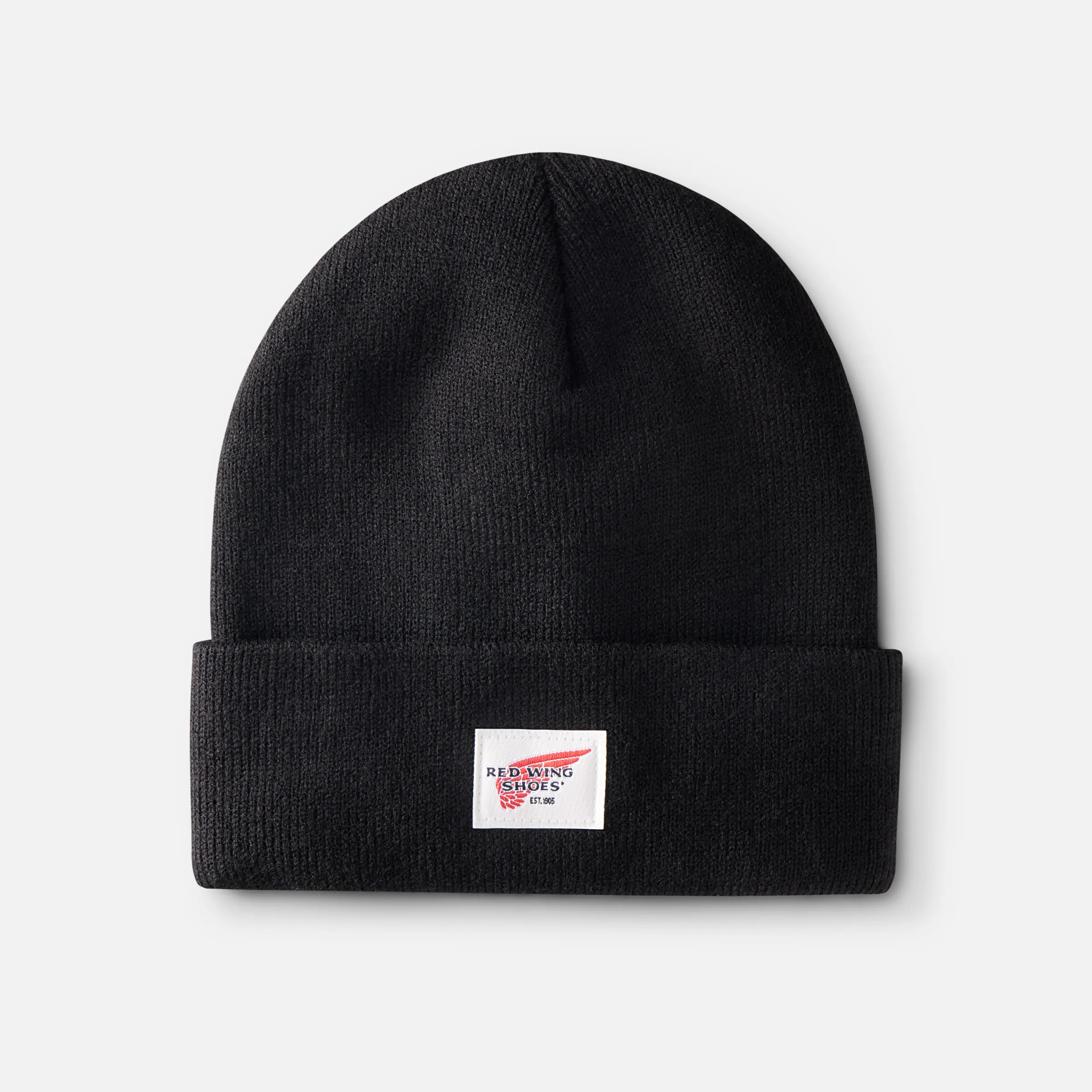 Red Wing - Logo Knit Beanie in Black