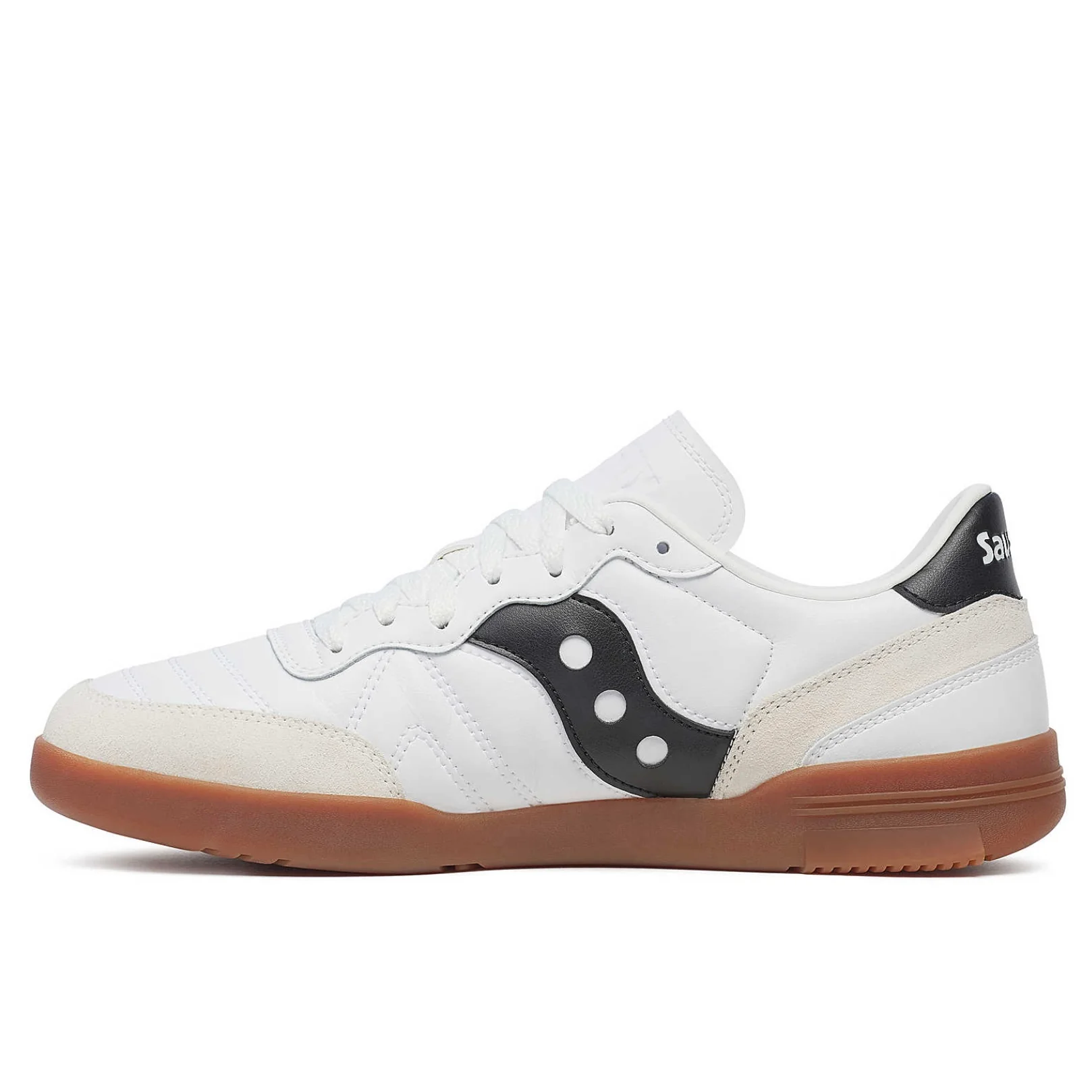 Saucony - 586i Leather in White/Black - Image 3