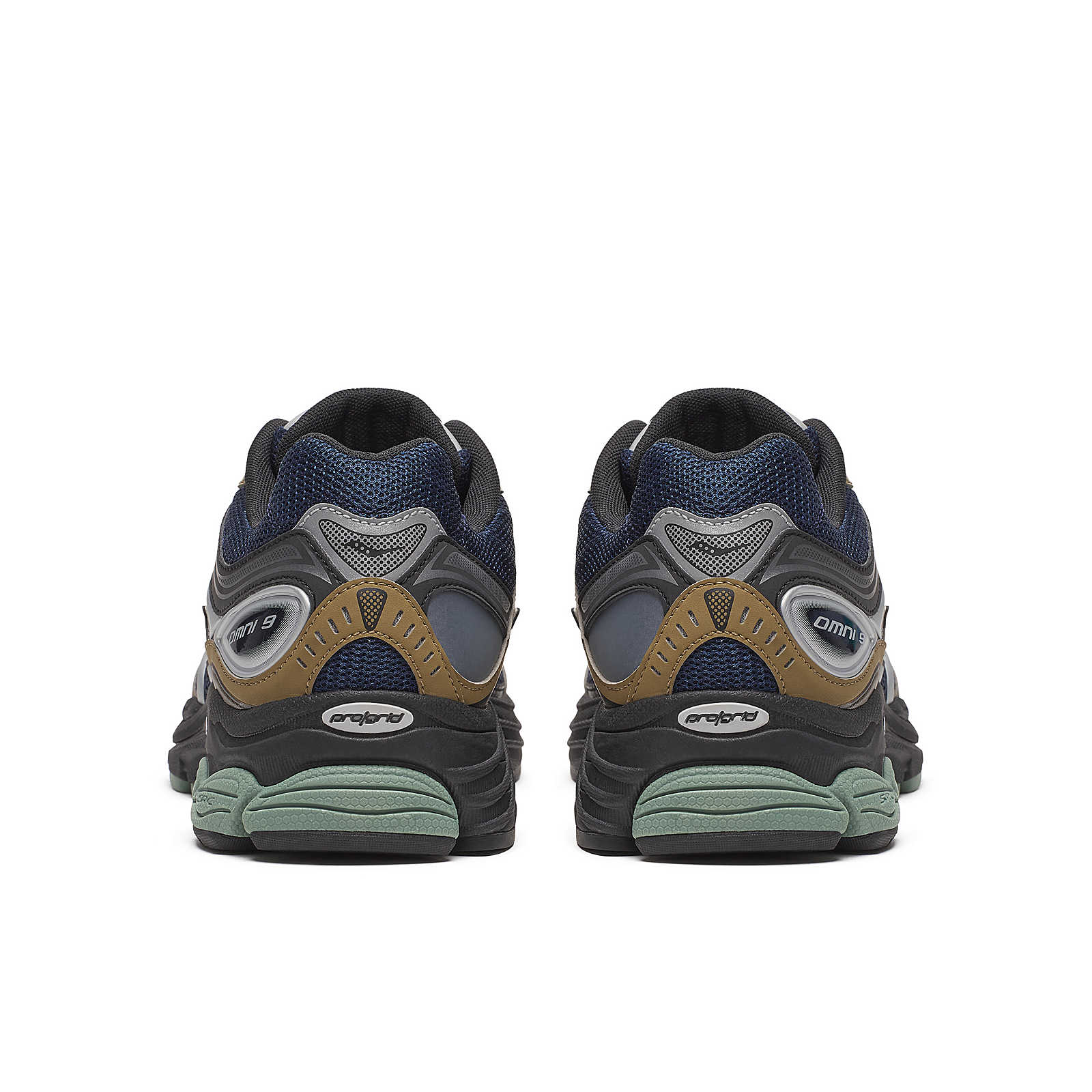 Saucony - Progrid Omni 9 TMY in Brown/Navy - Image 4