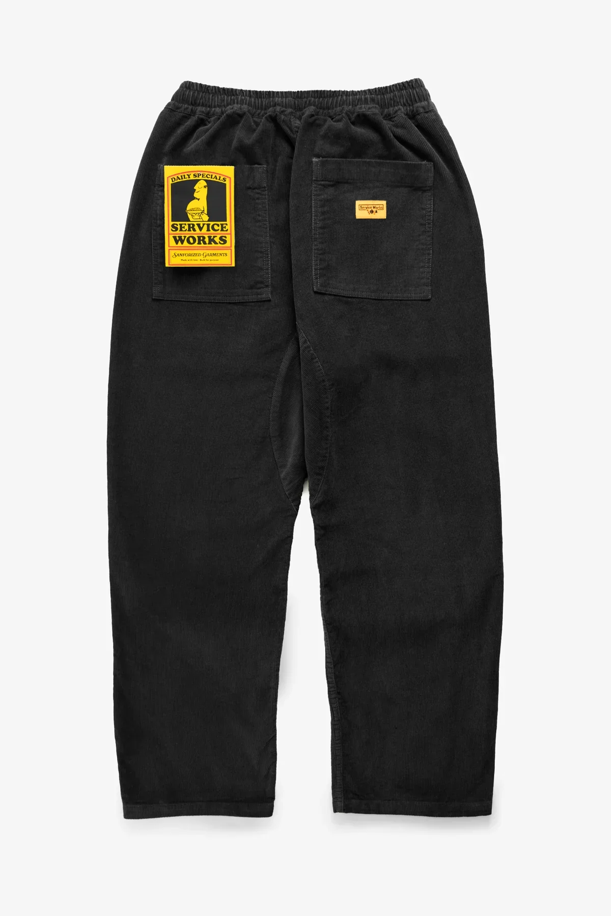 Service Works - Corduroy Chef Pants in Black - Image 5