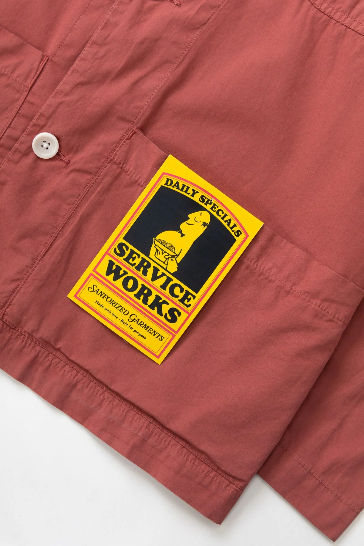 Service Works - Easy Chef Shirt in Clay - Image 4