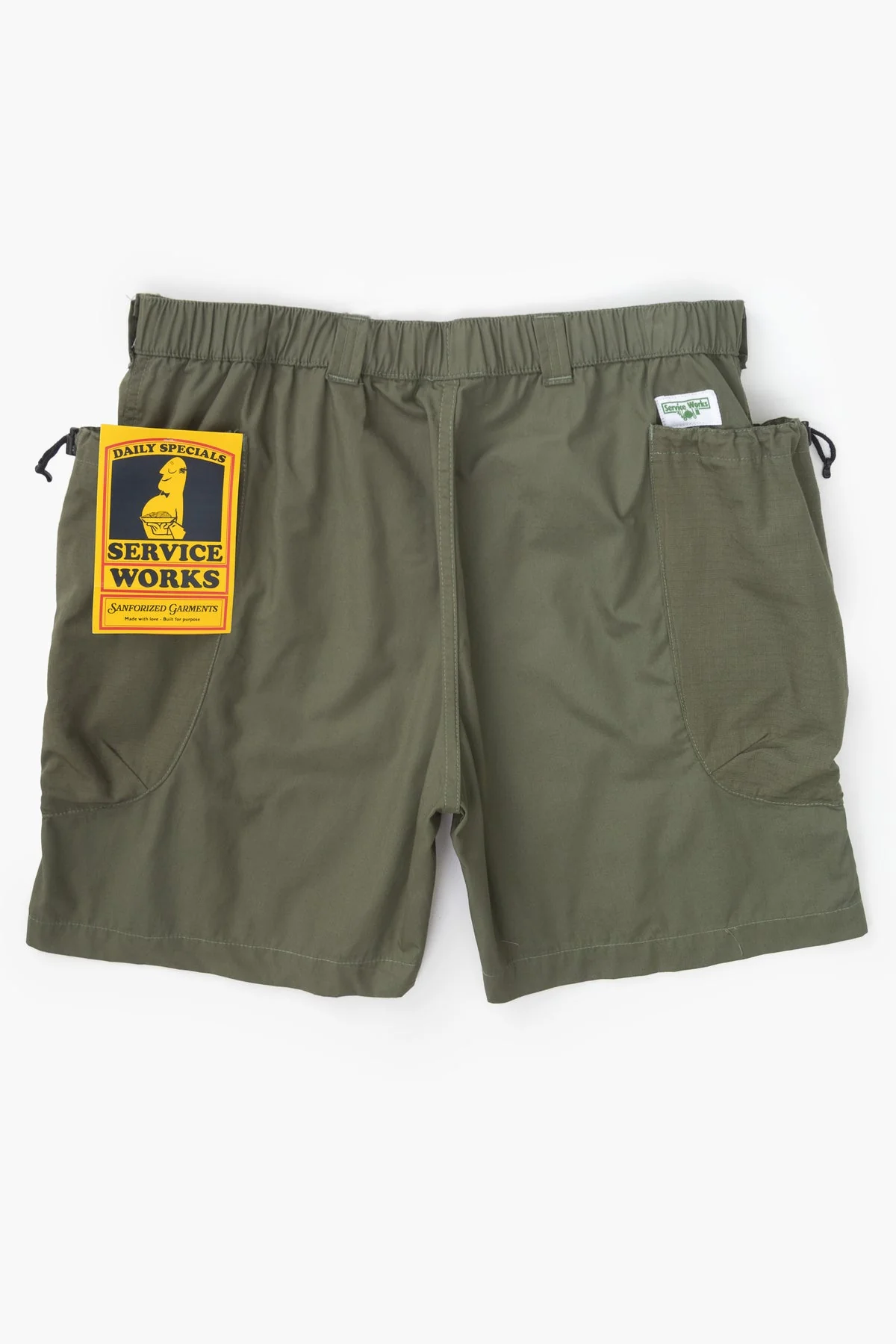 Service Works - Gardener Shorts in Olive - Image 2